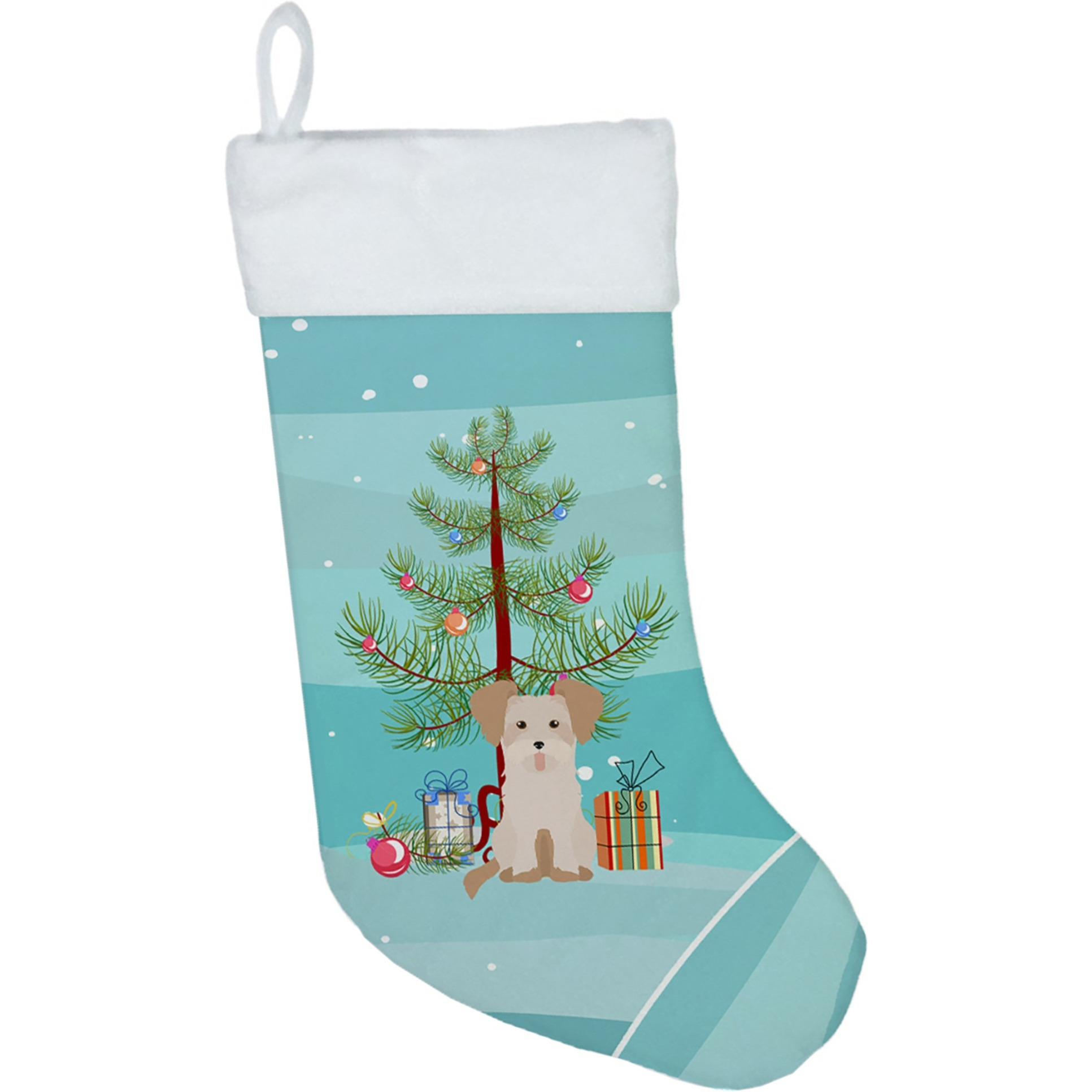 &quotCaroline's Treasures Morkie 3 Tree christmas-stockings, Multicolor"