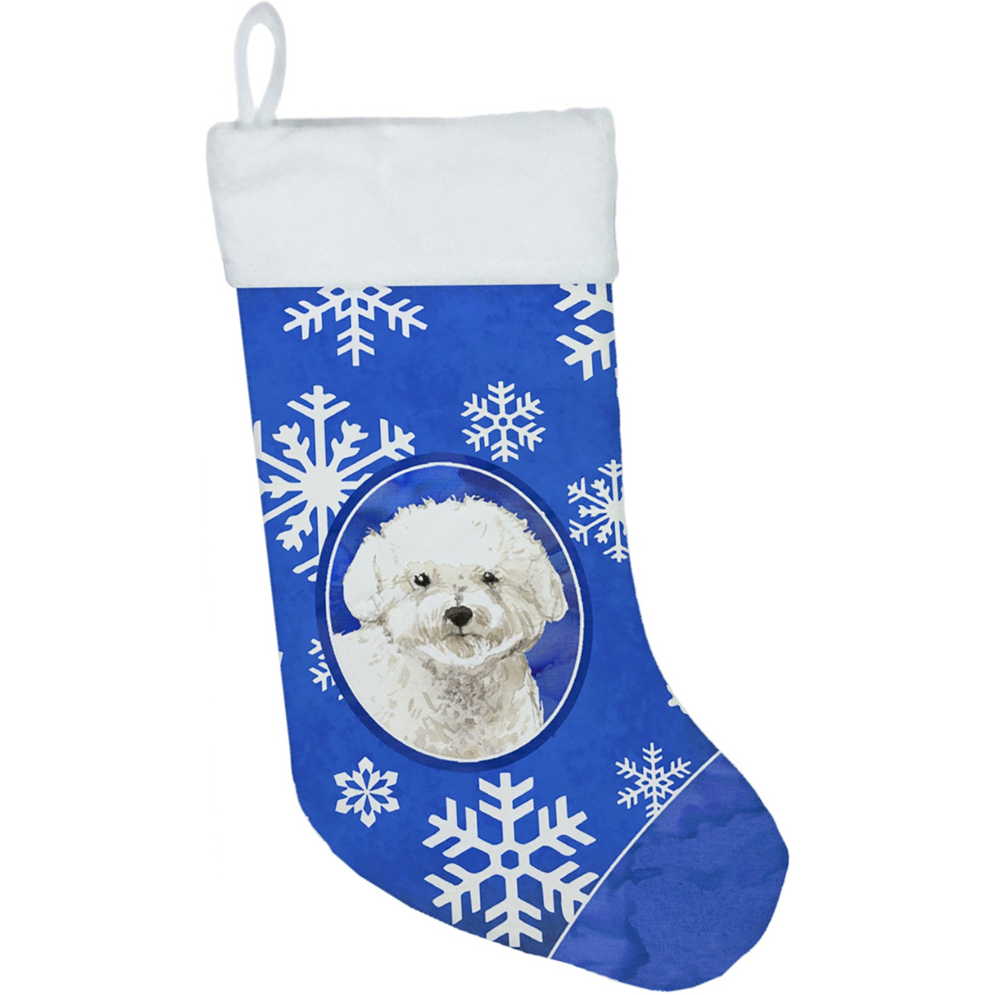 &quotCaroline's Treasures Bichon Frise Winter Snowflakes christmas-stockings, Multicolor"