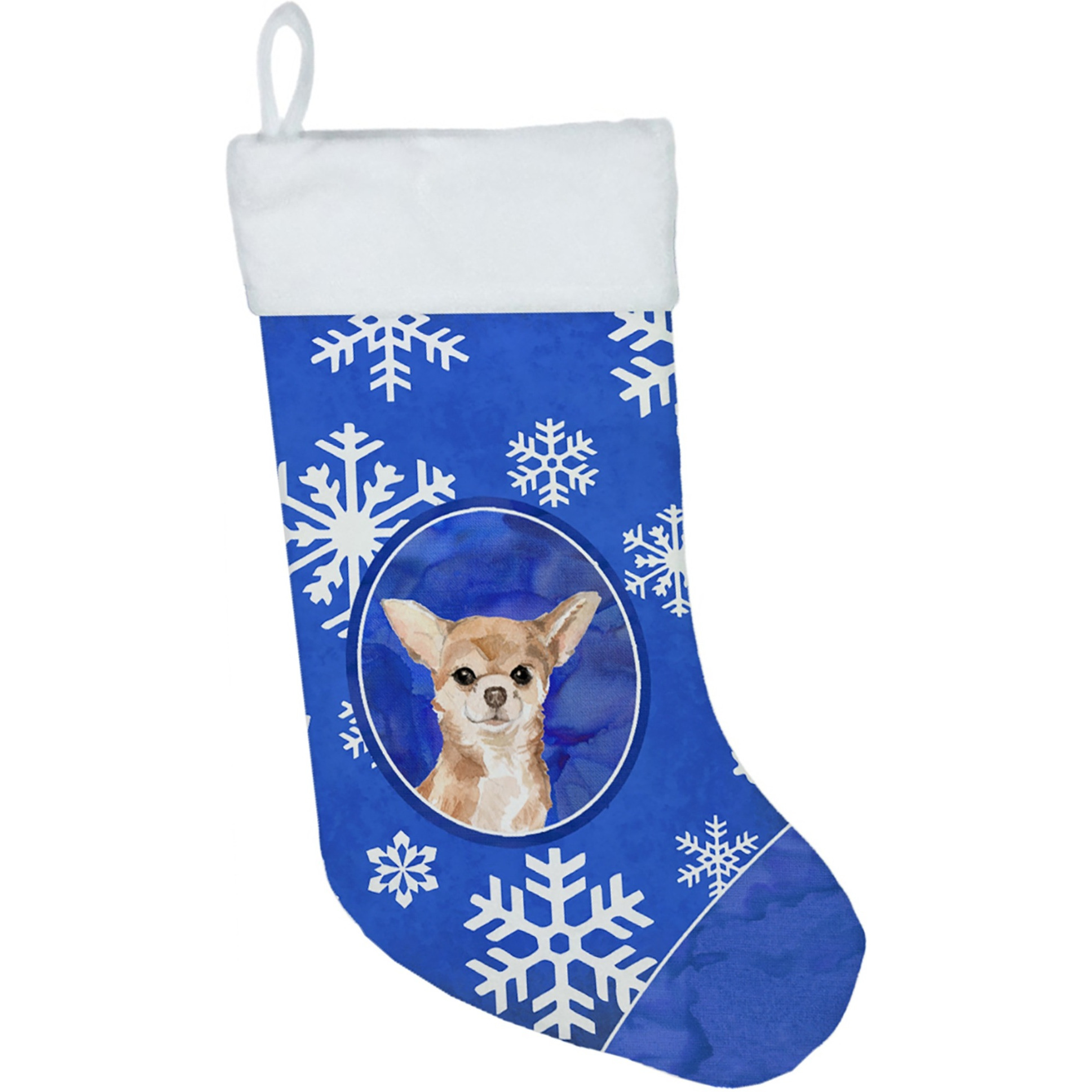 &quotCaroline's Treasures Winter Snowflakes Chihuahua christmas-stockings, Multicolor"