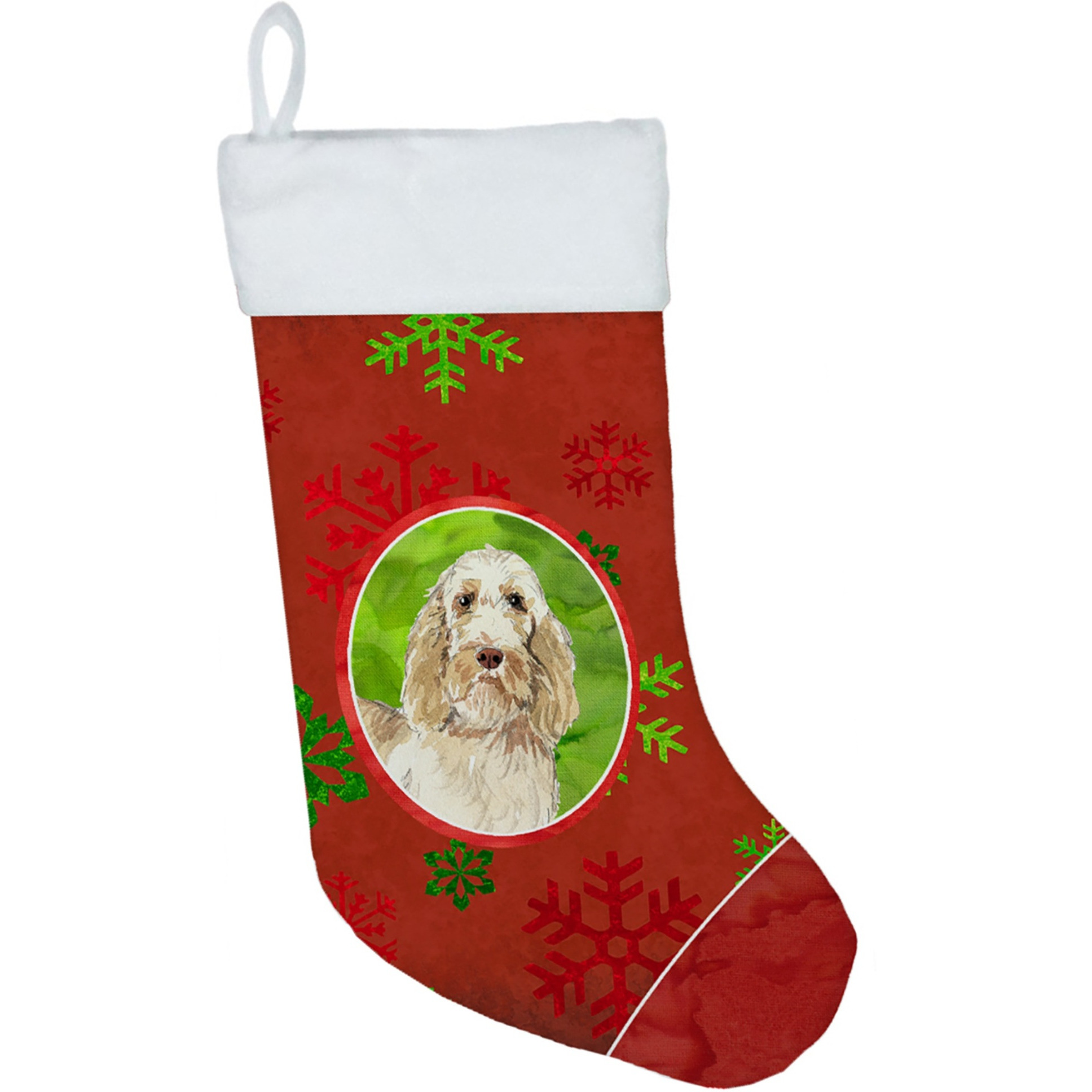 &quotCaroline's Treasures Snowflakes Spinone Italiano christmas-stockings, Multicolor"