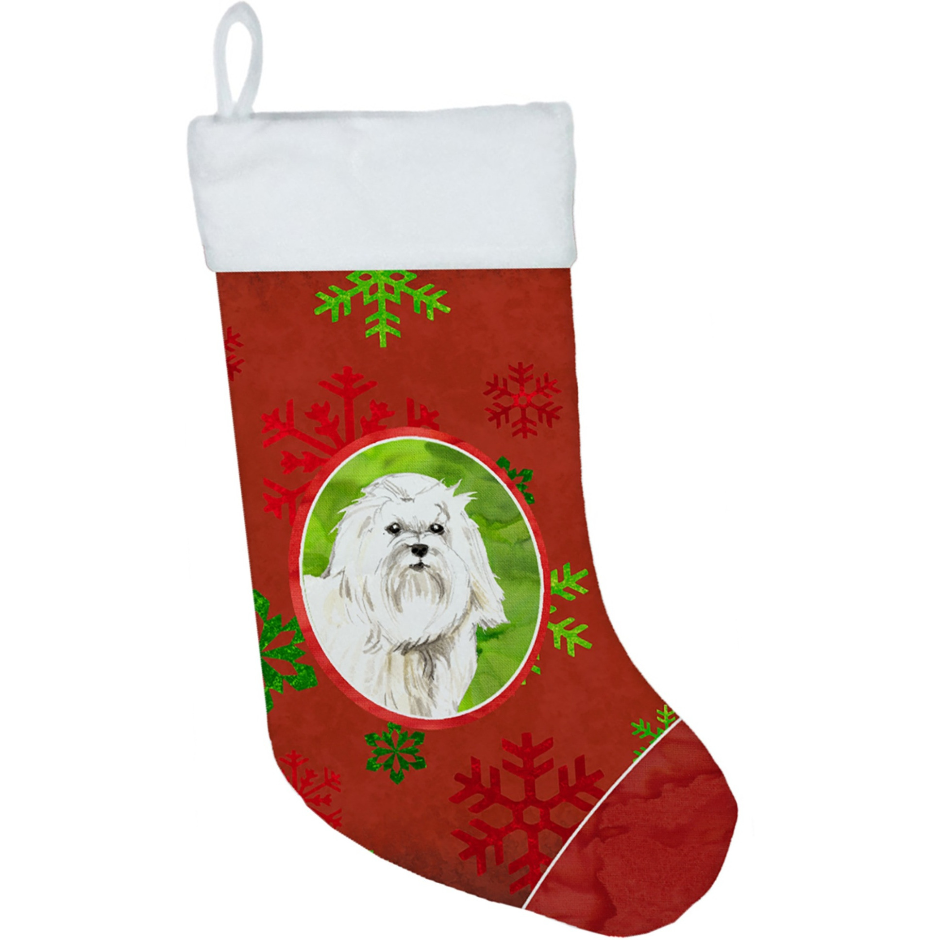 &quotCaroline's Treasures Snowflakes Maltese christmas-stockings, Multicolor"
