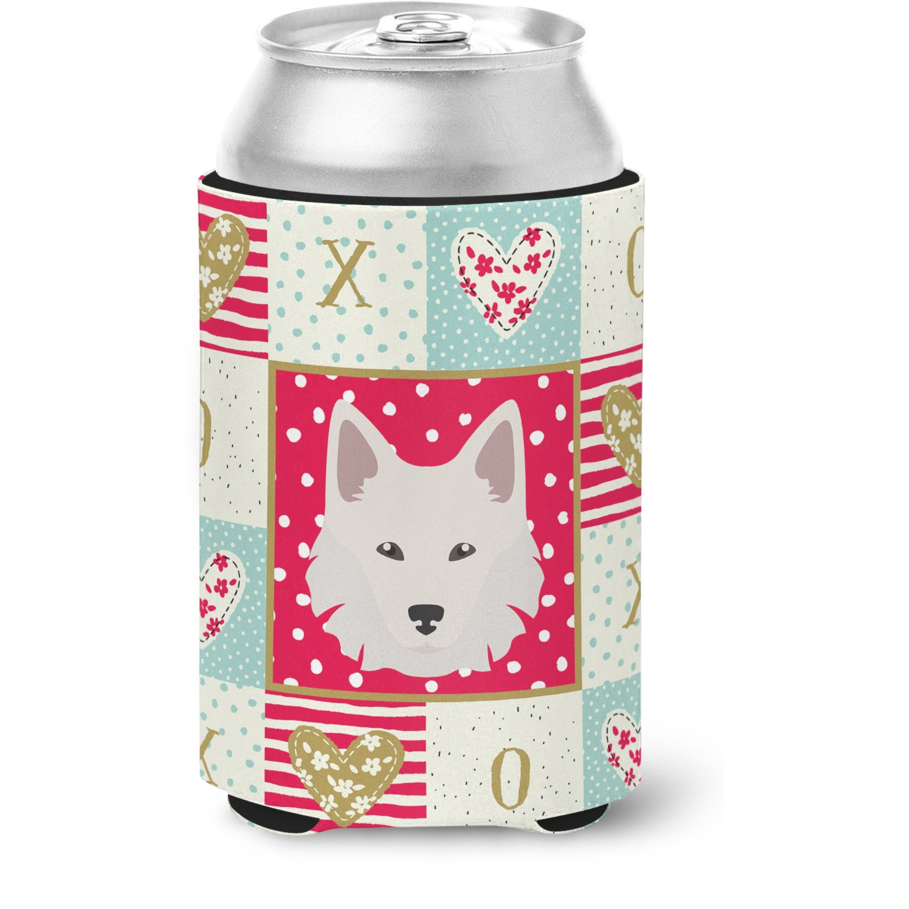 &quotCaroline's Treasures CK5194CC Danish Spitz Love Can or Bottle Hugger cold-beverage-koozies, Multicolor"