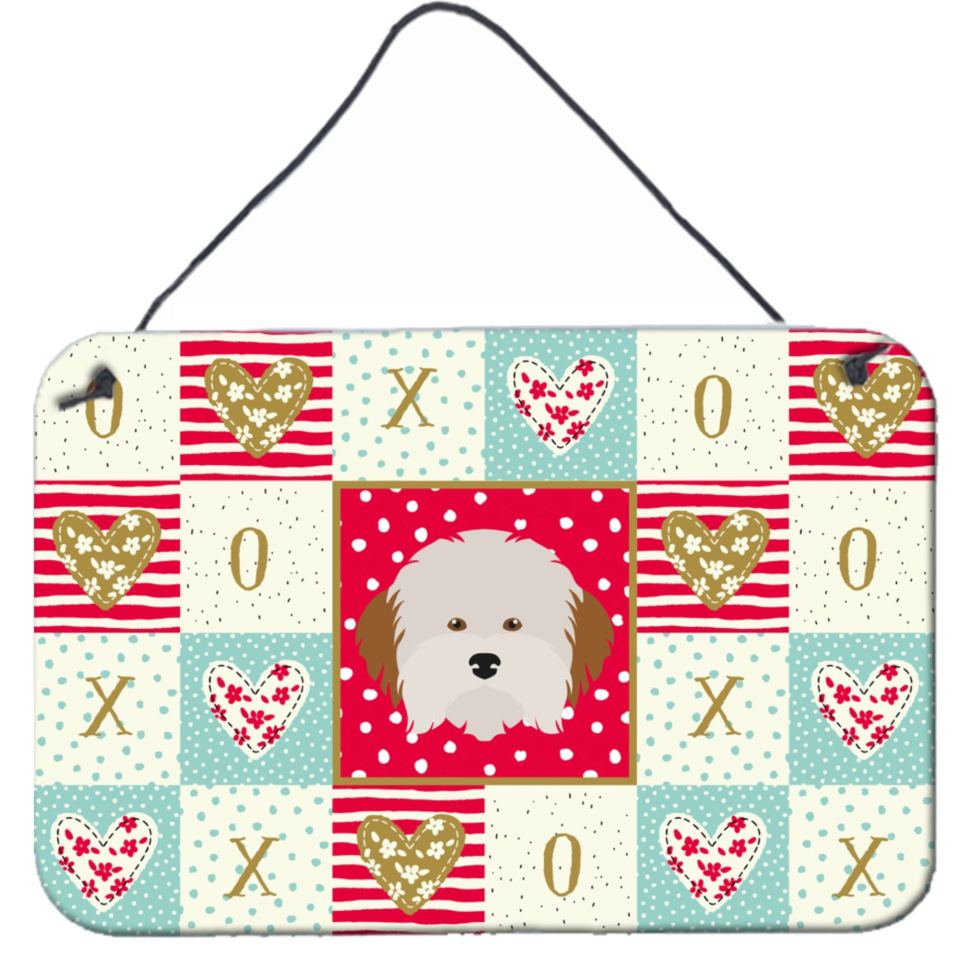 &quotCaroline's Treasures Havanese Dog Love Door Hanging Prints wall-decor, Multicolor"