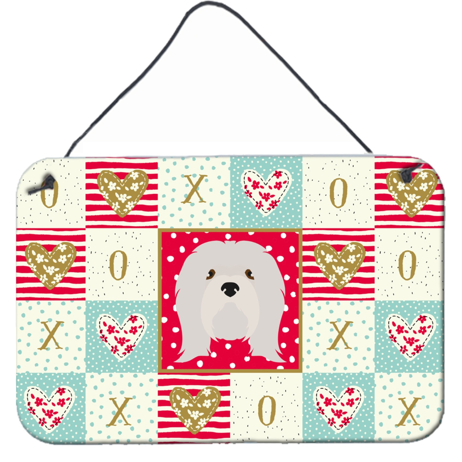&quotCaroline's Treasures Lhasa Apso Love Door Hanging Prints wall-decor, Multicolor"