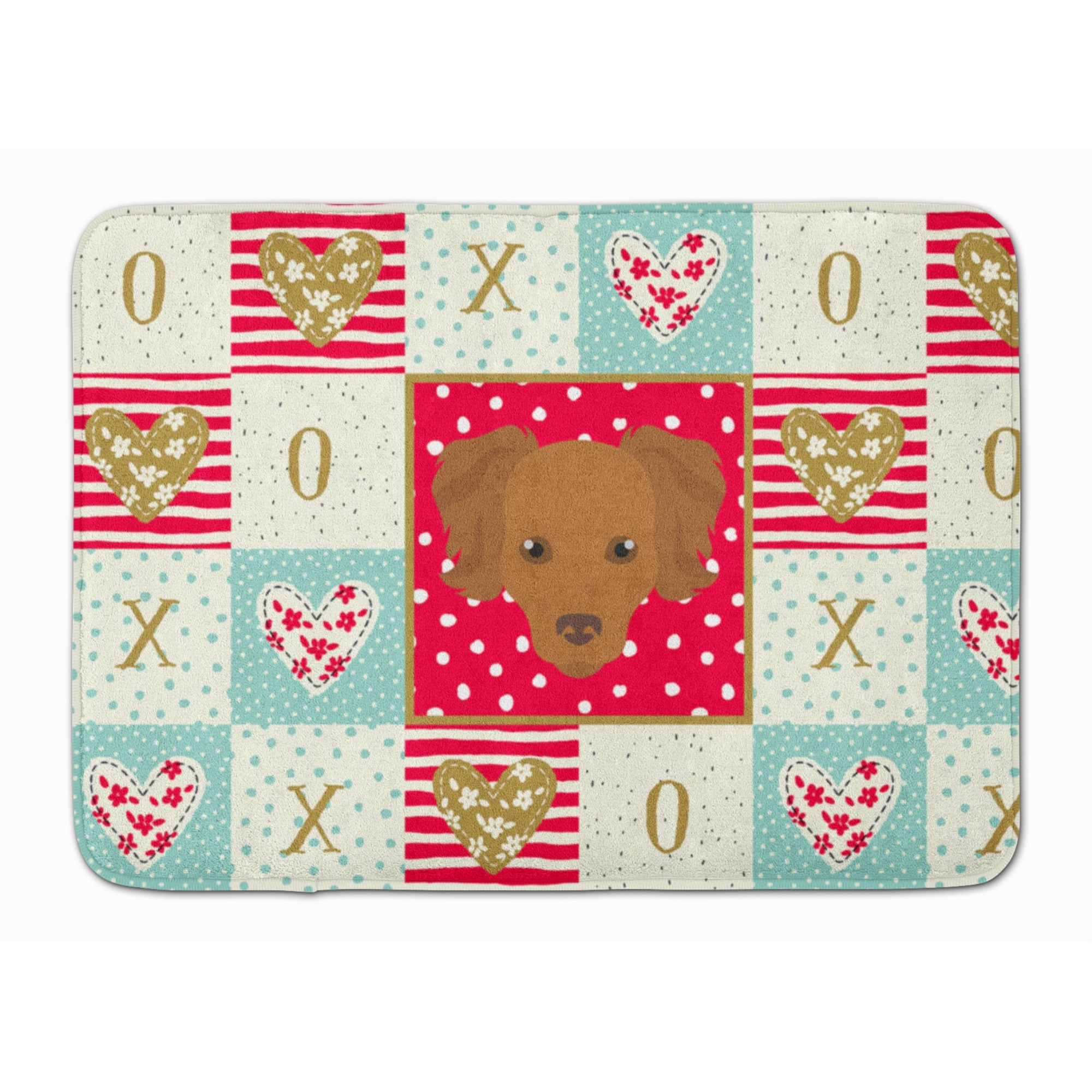 &quotCaroline's Treasures Persian Chihuahua Love Machine Washable Memory Foam Mat doormats, Multicolor"