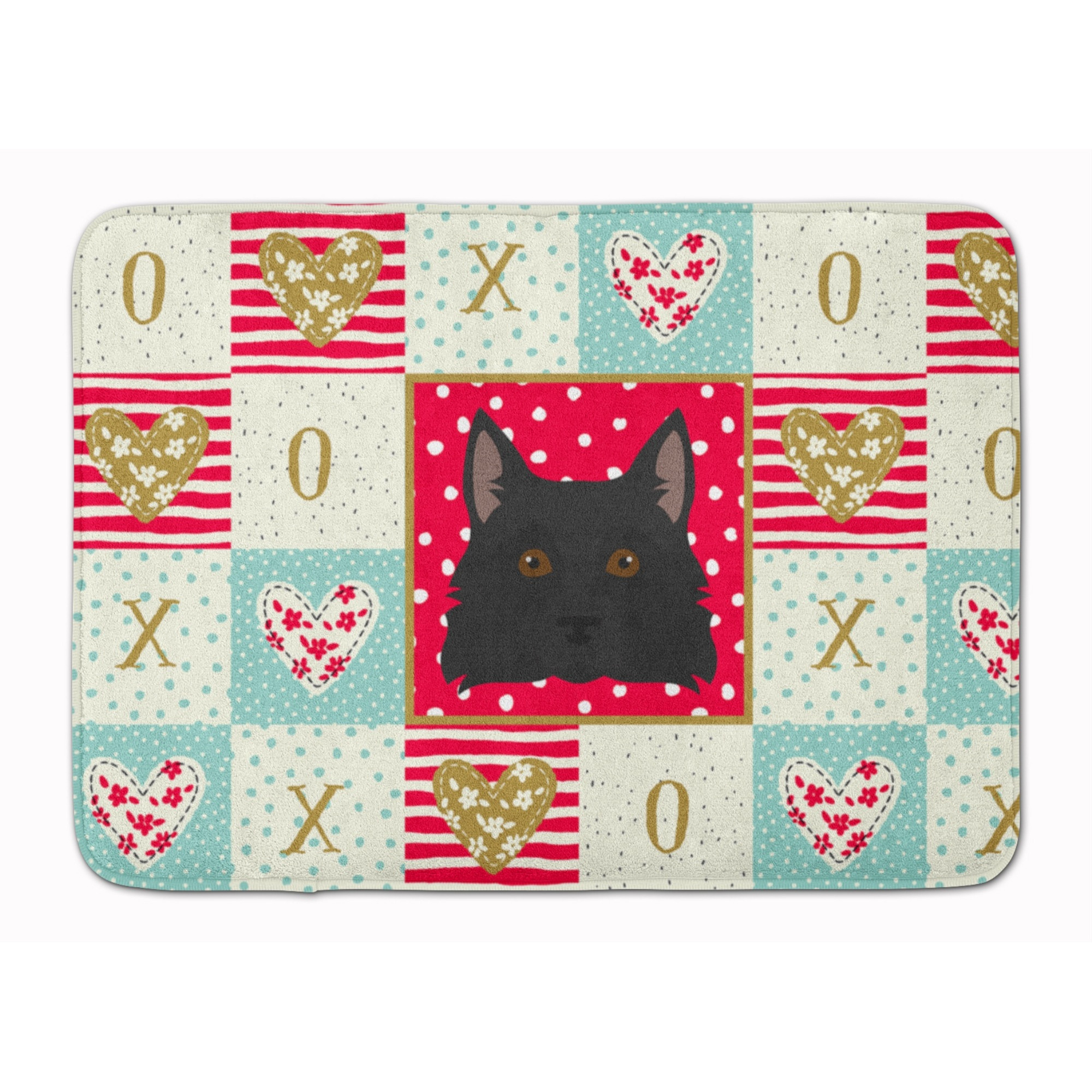 &quotCaroline's Treasures Schipperke Love Machine Washable Memory Foam Mat doormats, Multicolor"
