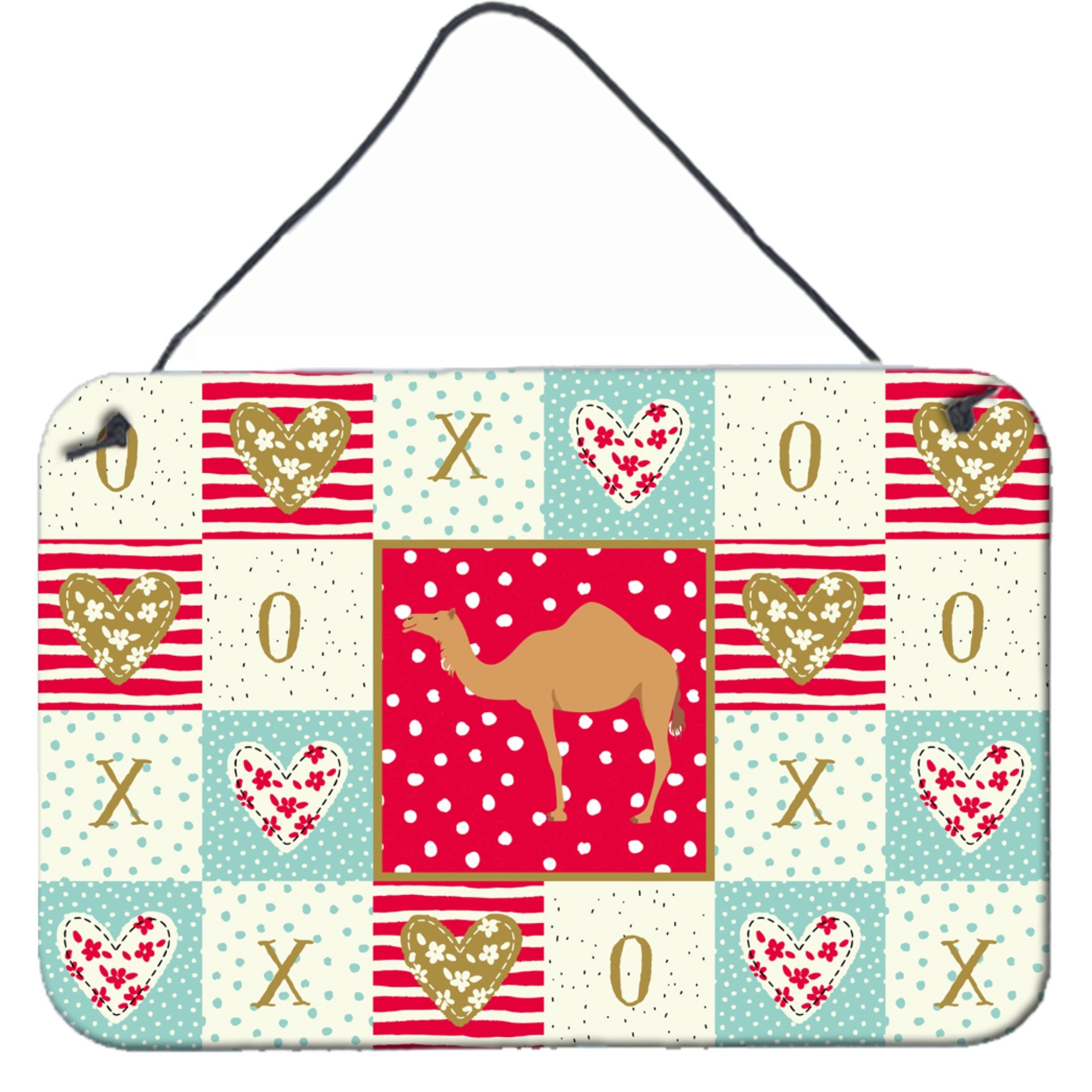 &quotCaroline's Treasures Arabian Camel Dromedary Love Door Hanging Prints wall-decor, Multicolor"
