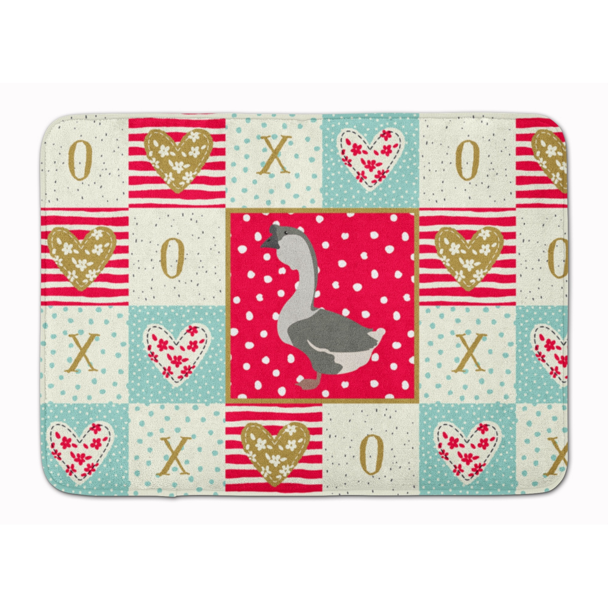 &quotCaroline's Treasures African Goose Love Machine Washable Memory Foam Mat doormats, Multicolor"
