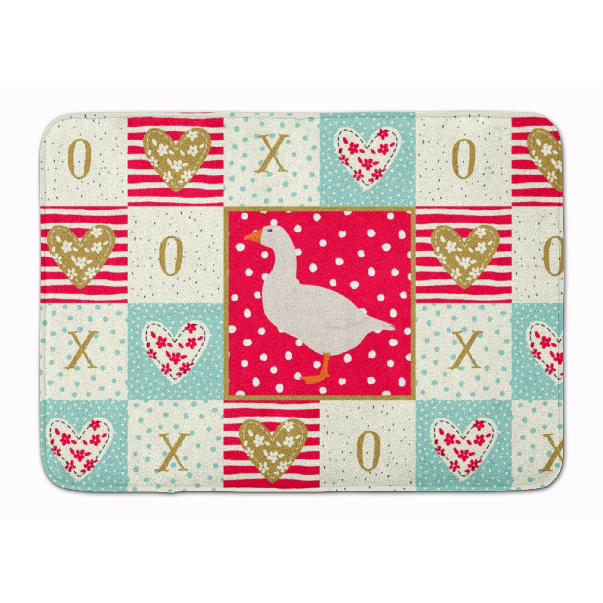 &quotCaroline's Treasures Shire Horse Love Machine Washable Memory Foam Mat doormats, Multicolor"