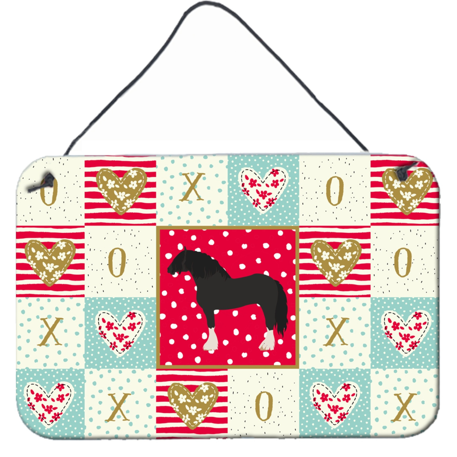 &quotCaroline's Treasures Pomeranian Rogener Goose Love Door Hanging Prints wall-decor, Multicolor"