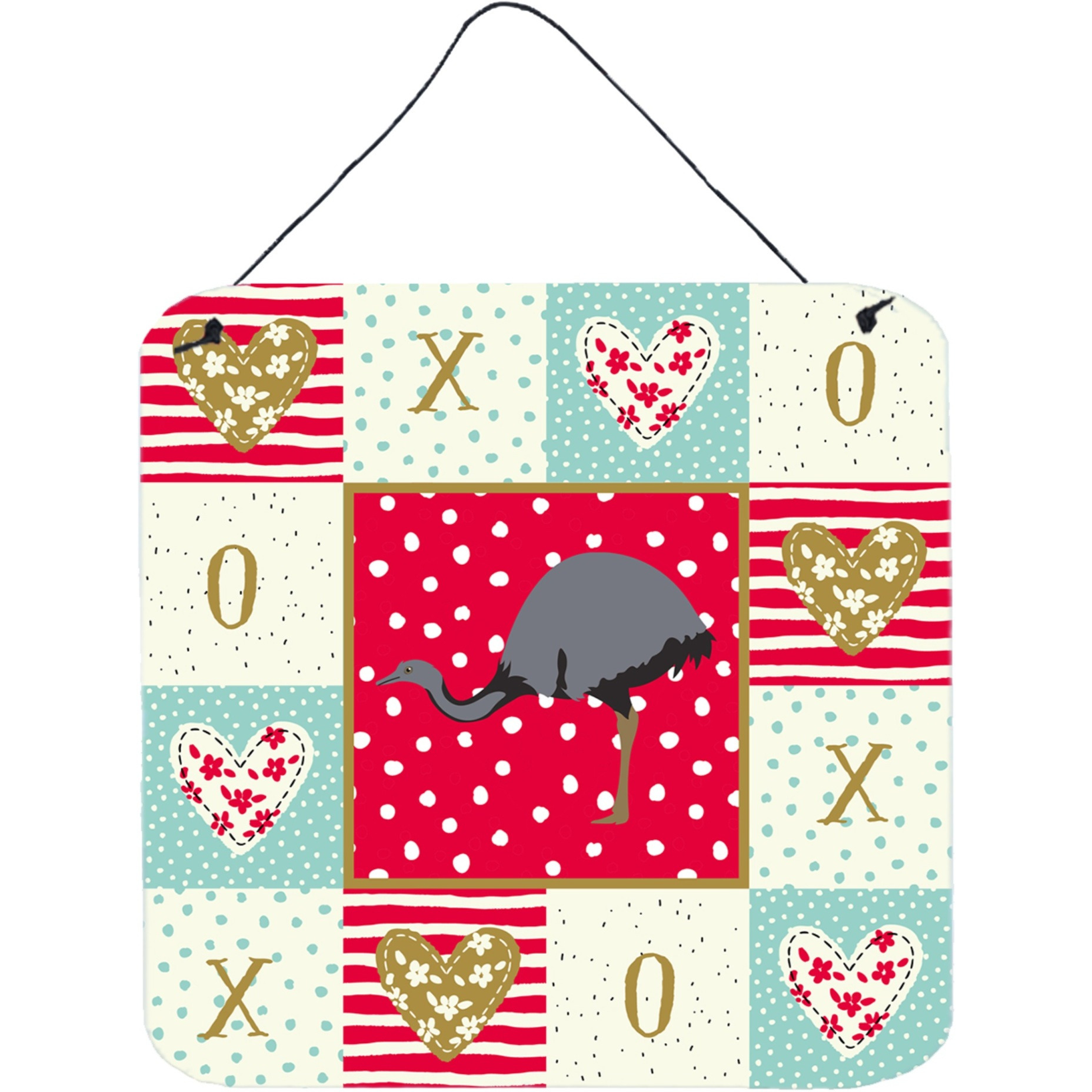 &quotCaroline's Treasures Rhea Love Door Hanging Prints wall-decor, Multicolor"