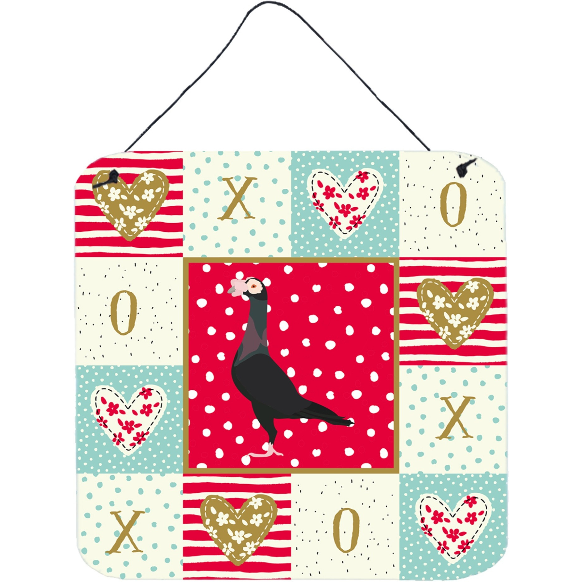 &quotCaroline's Treasures English Carrier Pigeon Love Door Hanging Prints wall-decor, Multicolor"