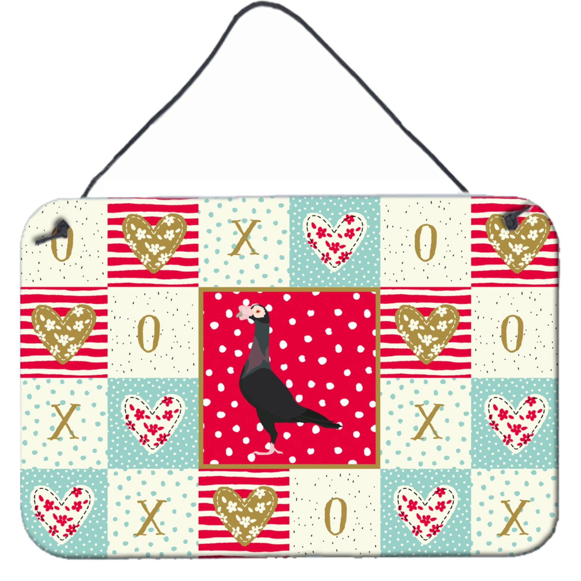 &quotCaroline's Treasures English Carrier Pigeon Love Door Hanging Prints wall-decor, Multicolor"