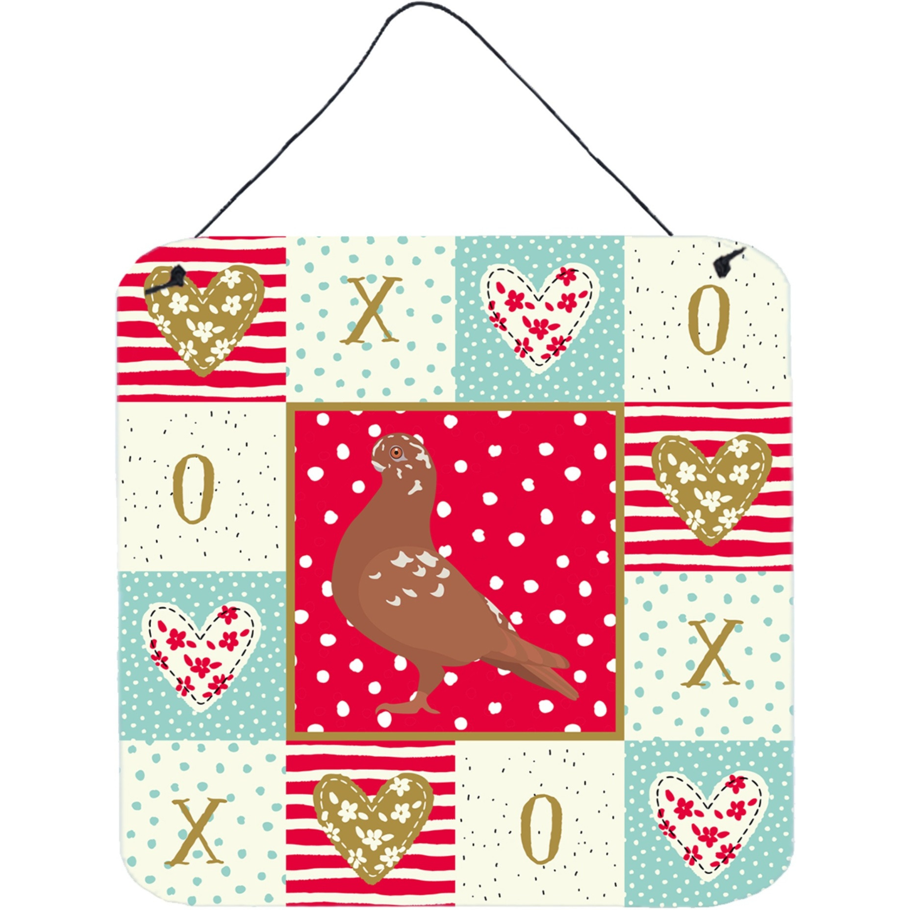 &quotCaroline's Treasures African Owl Pigeon Love Door Hanging Prints wall-decor, Multicolor"