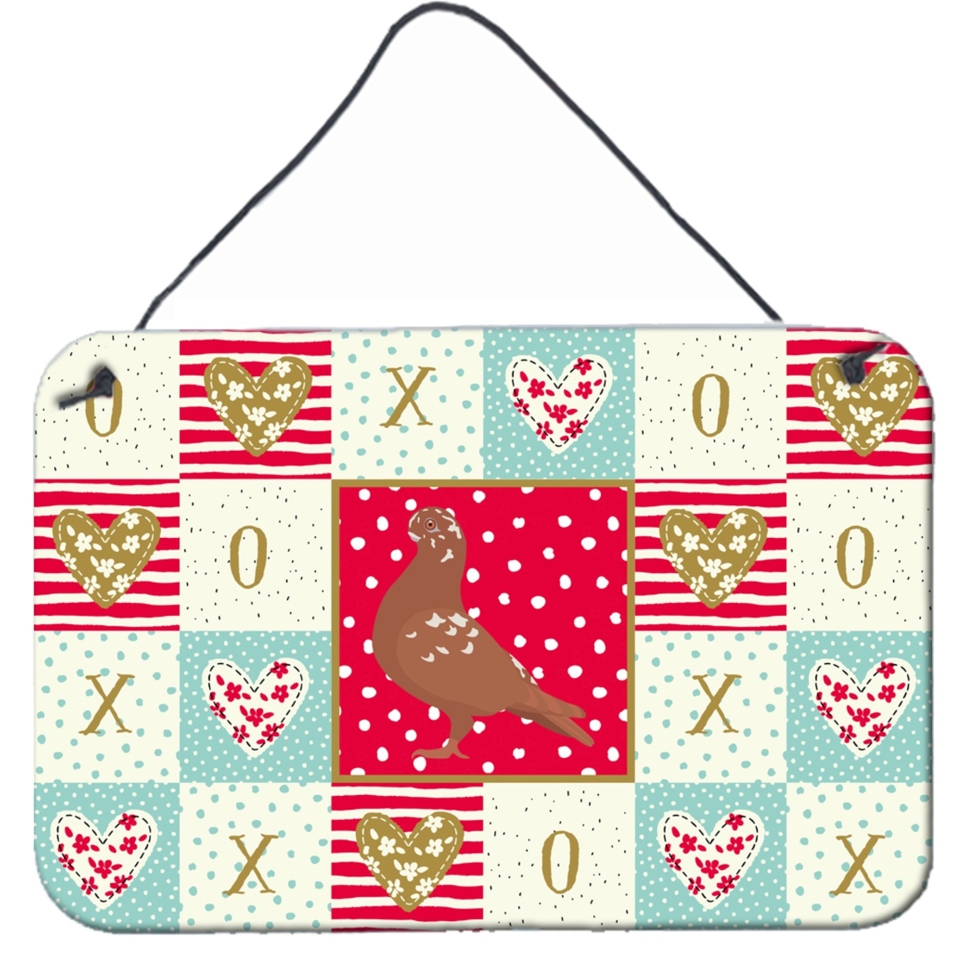 &quotCaroline's Treasures African Owl Pigeon Love Door Hanging Prints wall-decor, Multicolor"