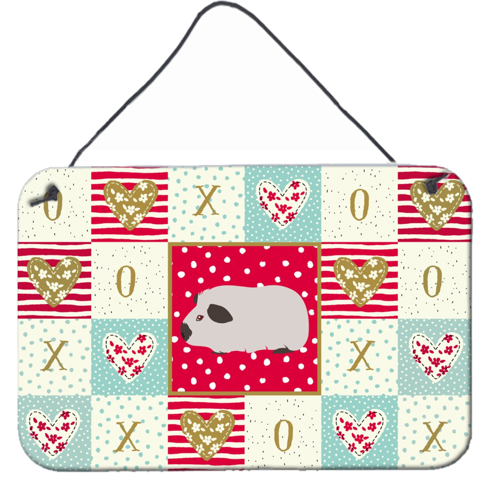 &quotCaroline's Treasures Himalayan Guinea Pig Love Door Hanging Prints wall-decor, Multicolor"