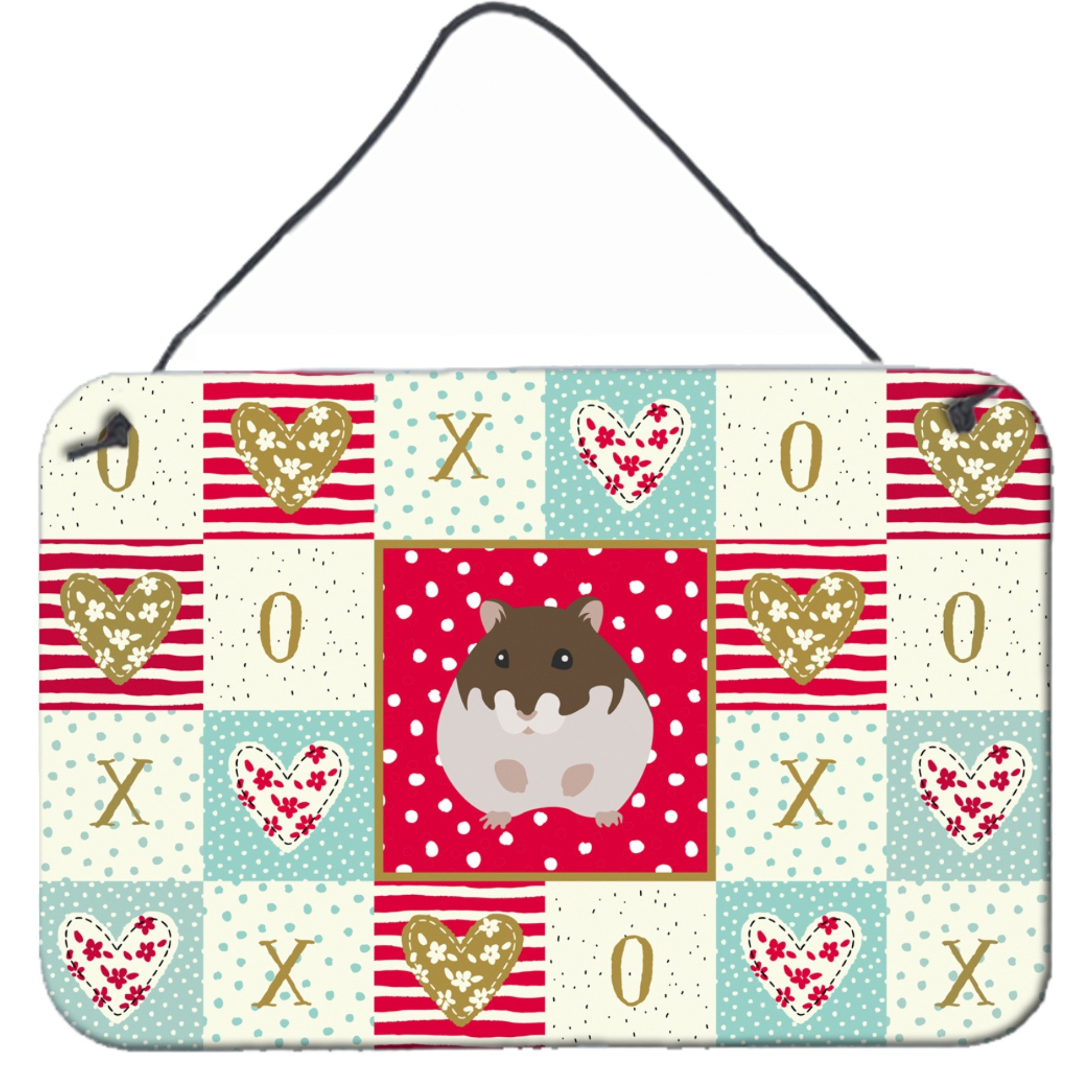 &quotCaroline's Treasures Dzungarian Hamster Love Door Hanging Prints wall-decor, Multicolor"