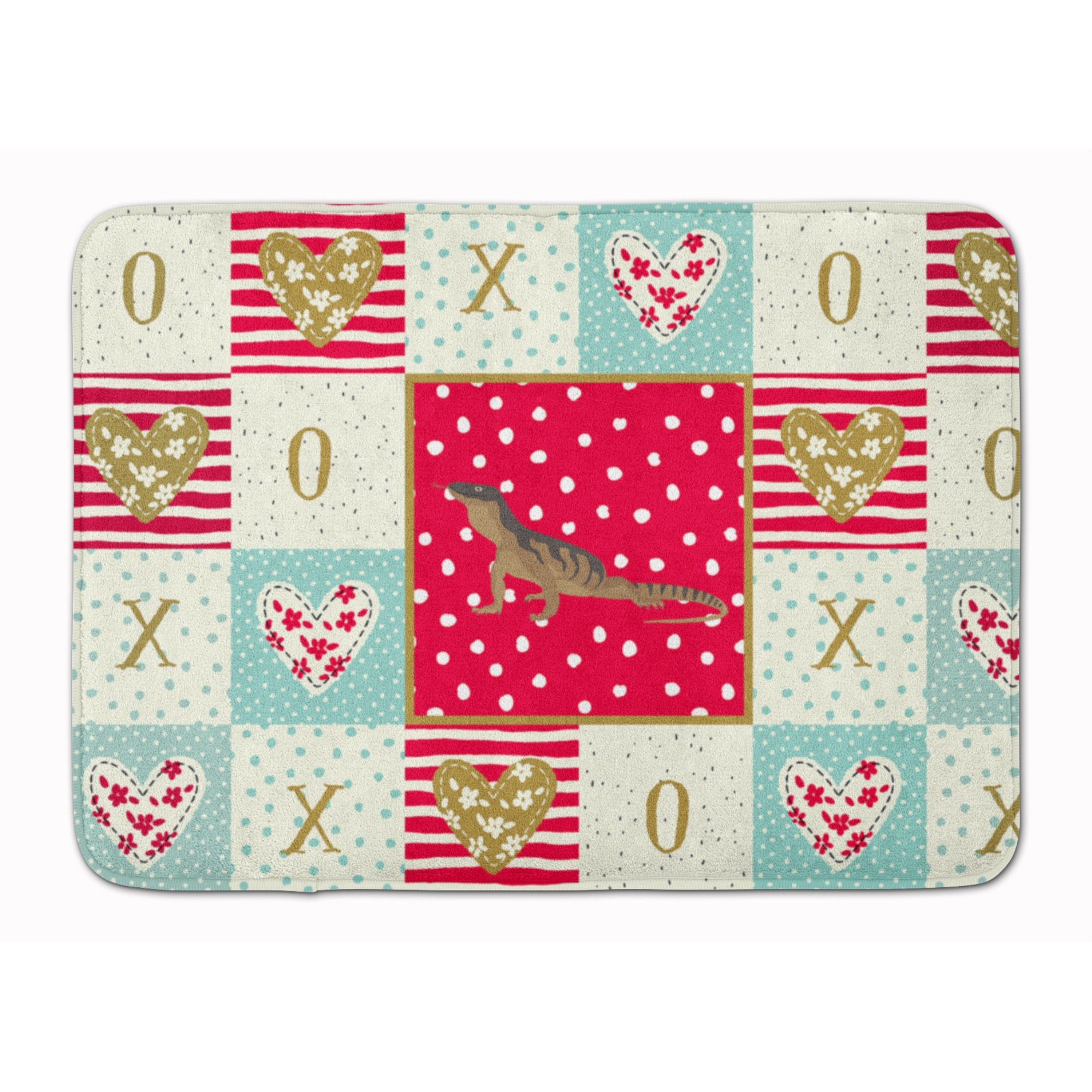 &quotCaroline's Treasures Monitor Lizard Machine Washable Memory Foam Mat doormats, Multicolor"