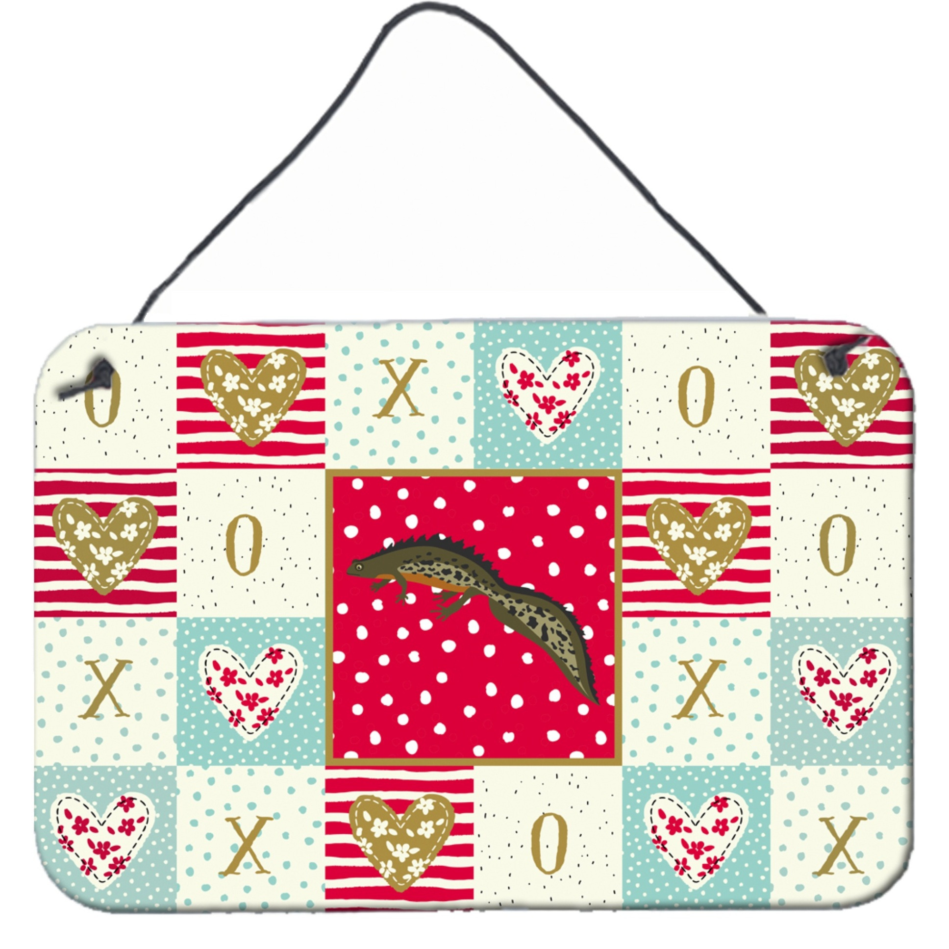 &quotCaroline's Treasures Newt Door Hanging Prints wall-decor, Multicolor"