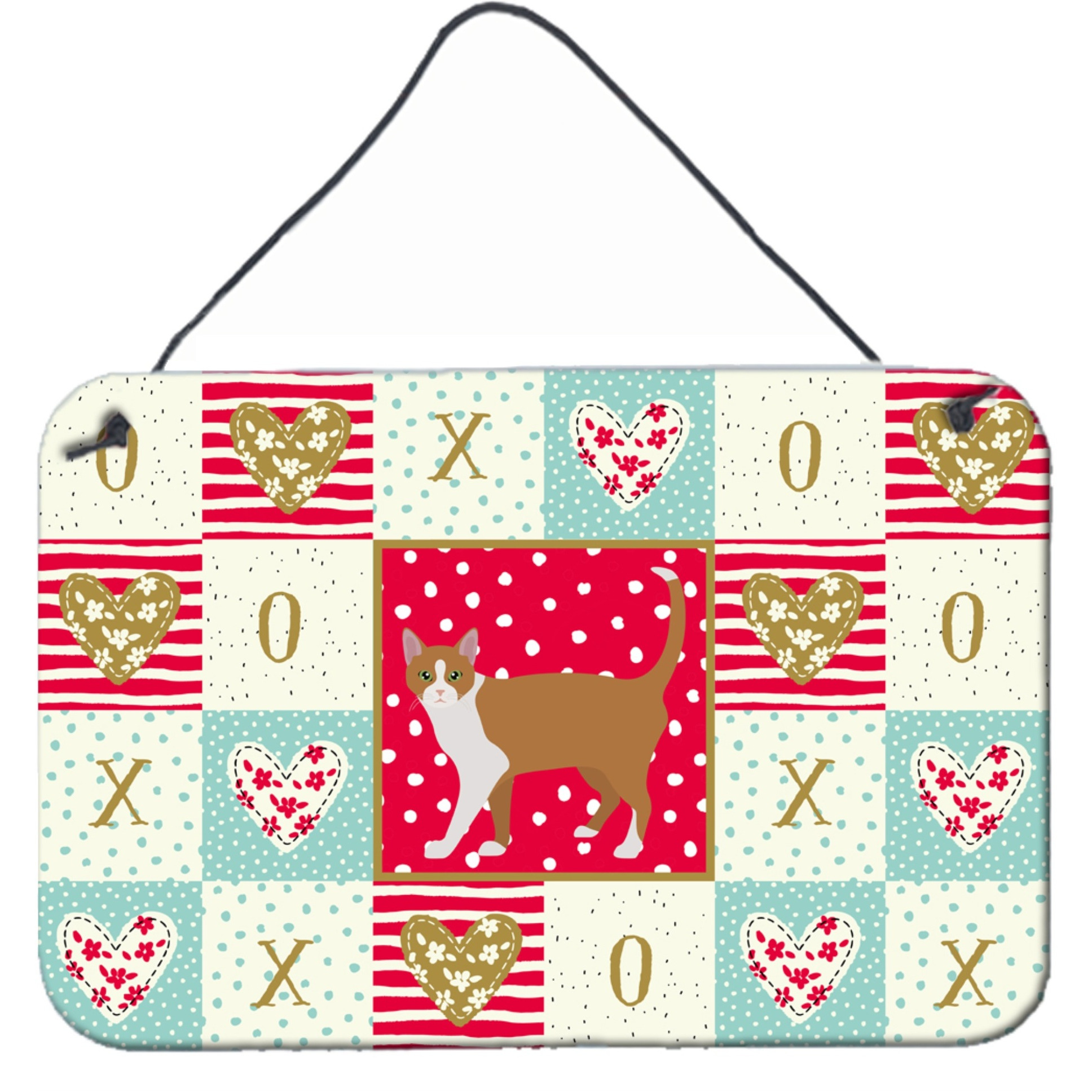 &quotCaroline's Treasures Brazilian Shorthair Cat Love Door Hanging Prints wall-decor, Multicolor"