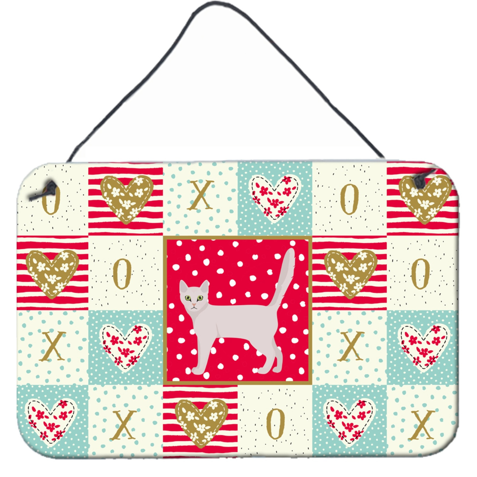 &quotCaroline's Treasures Burmilla Cat Love Door Hanging Prints wall-decor, Multicolor"