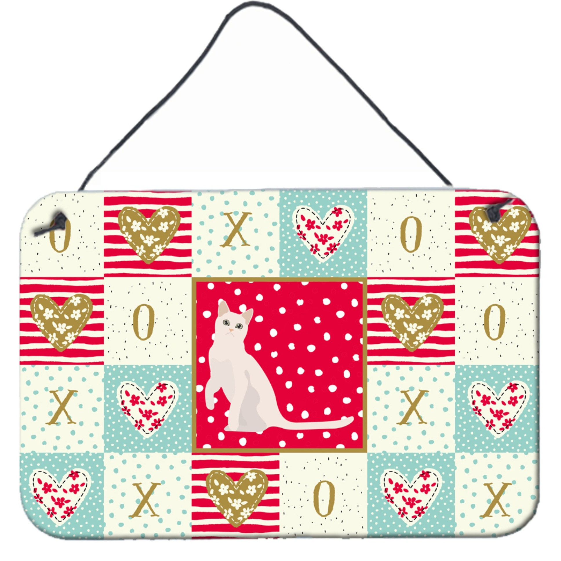 &quotCaroline's Treasures Burmilla 1 Cat Love Door Hanging Prints wall-decor, Multicolor"