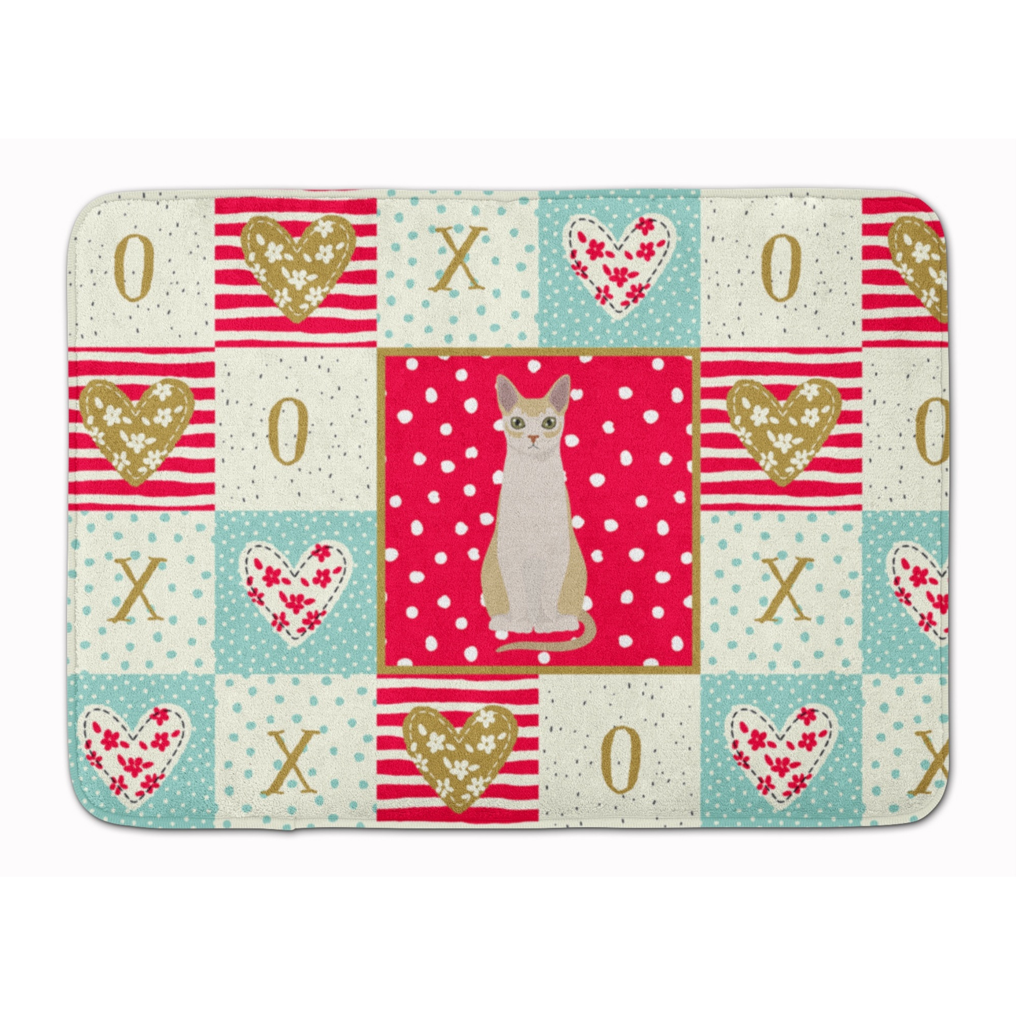 &quotCaroline's Treasures Singapura 2 Cat Love Machine Washable Memory Foam Mat doormats, Multicolor"