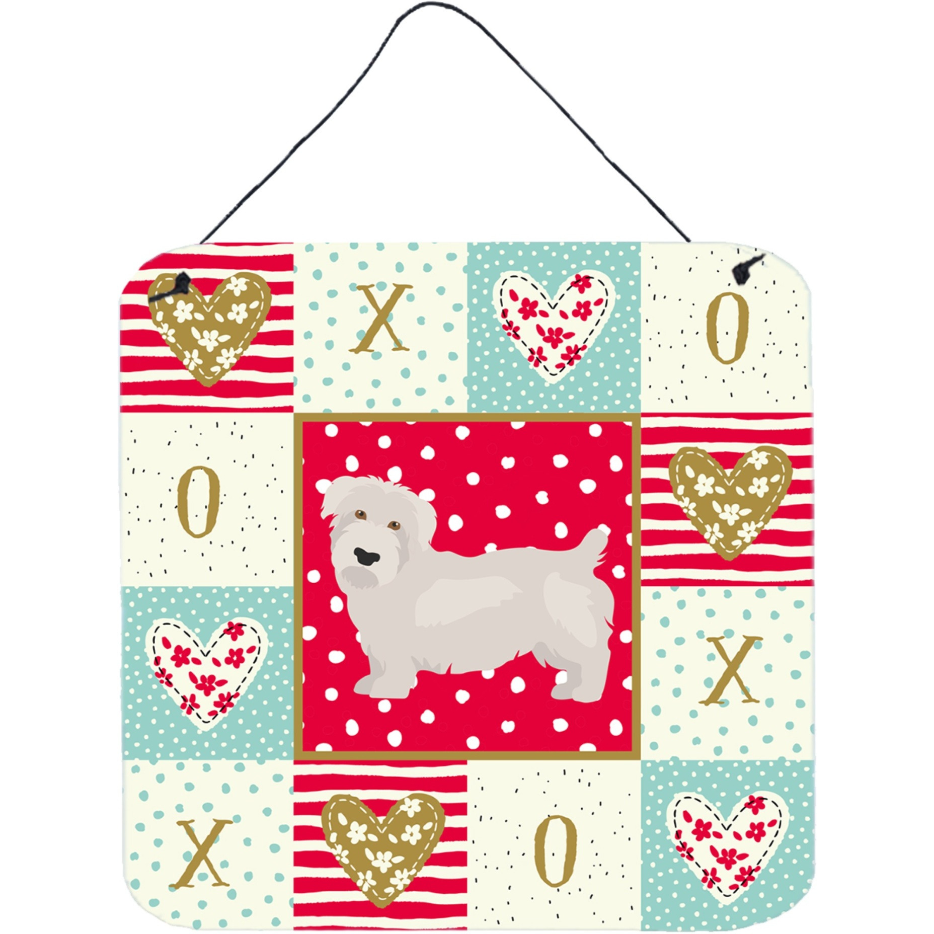 &quotCaroline's Treasures Glen of Imal 2 Love Door Hanging Prints wall-decor, Multicolor"