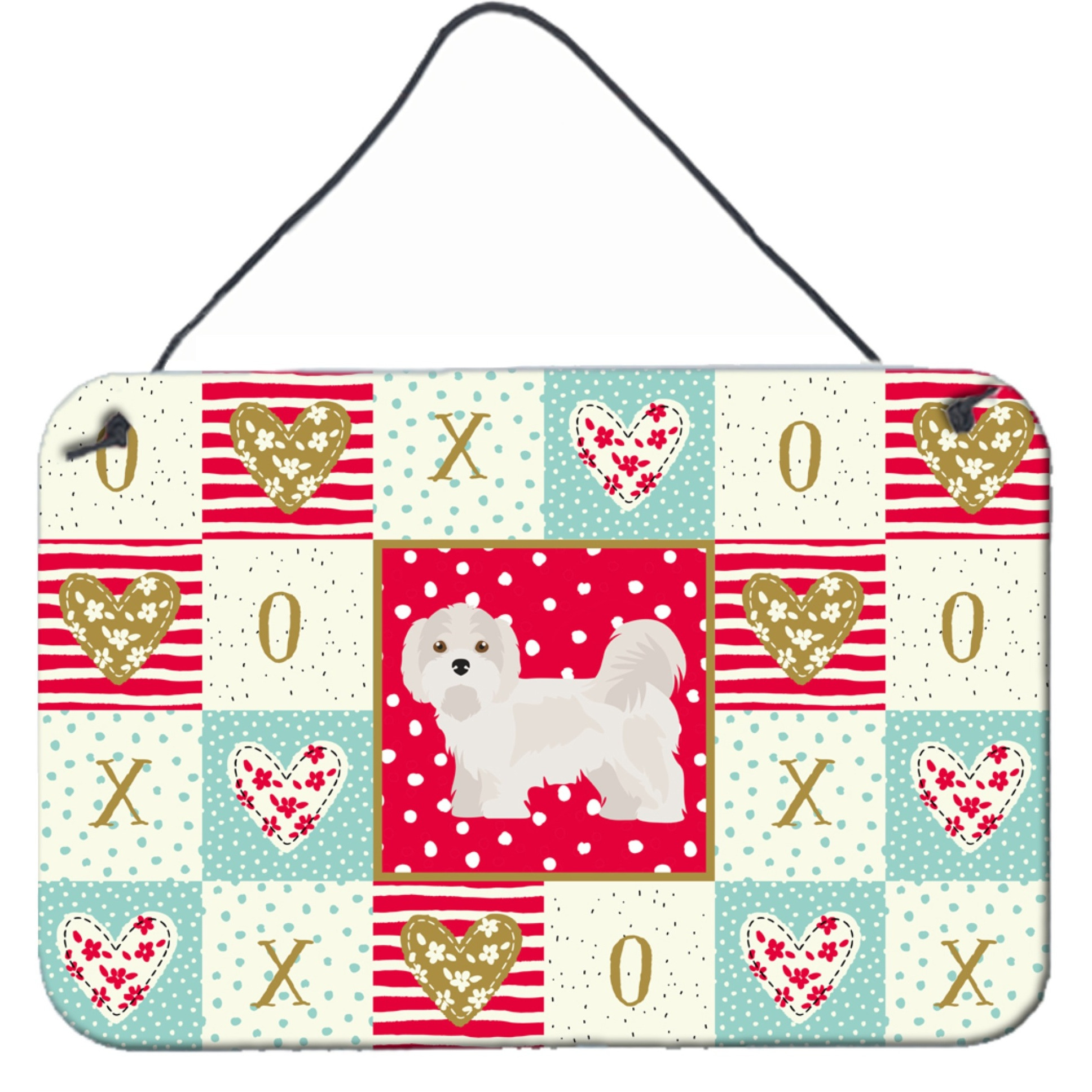 &quotCaroline's Treasures KYI-Leo Love Door Hanging Prints wall-decor, Multicolor"