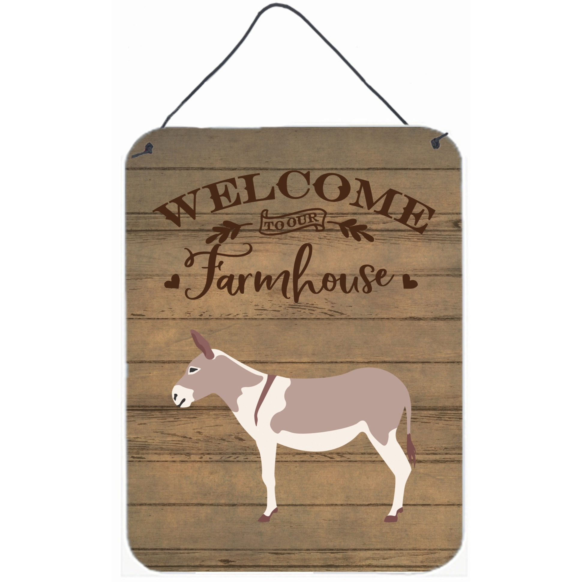 &quotCaroline's Treasures Australian Teamster Donkey Welcome Door Hanging Prints wall-decor, Multicolor"