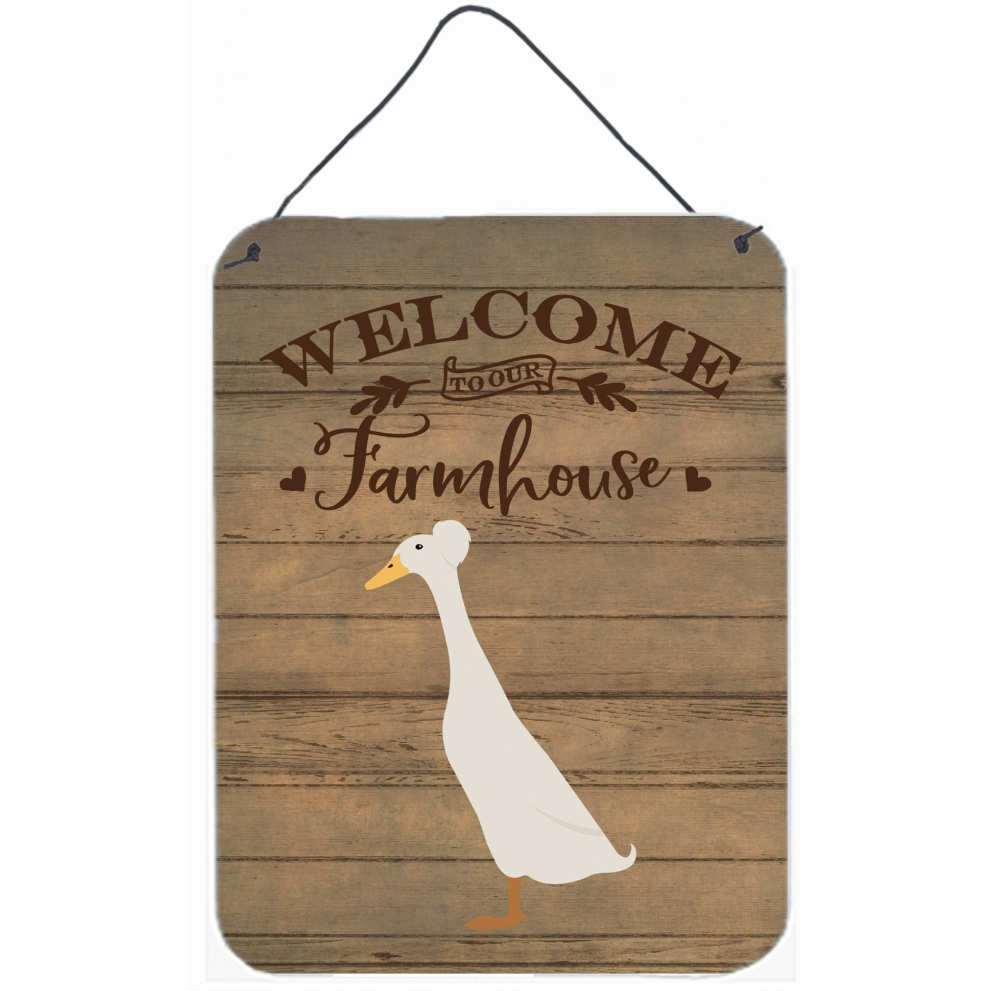 &quotCaroline's Treasures Bali Duck Welcome Door Hanging Prints wall-decor, Multicolor"