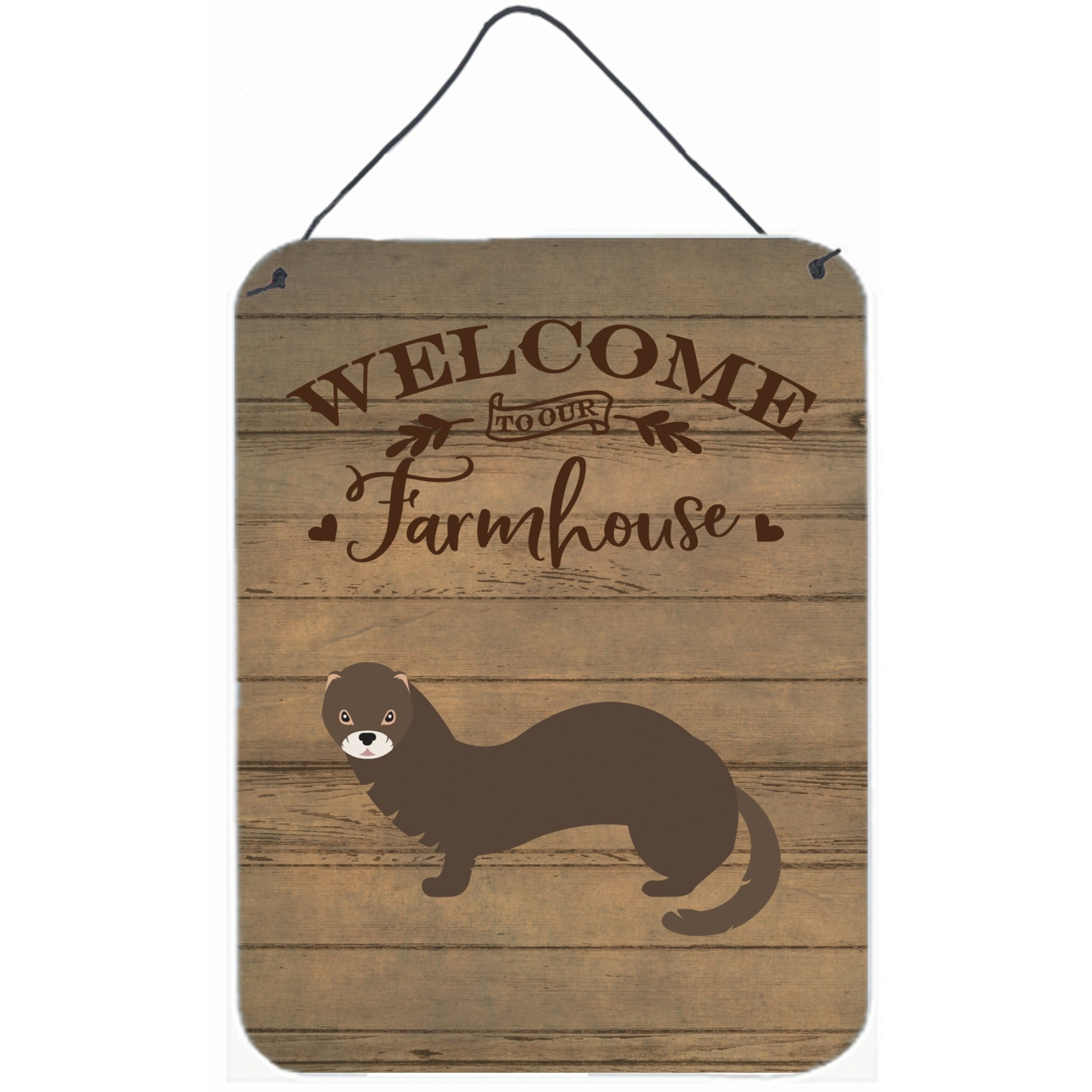 &quotCaroline's Treasures Russian or European Mink Welcome Door Hanging Prints wall-decor, Multicolor"