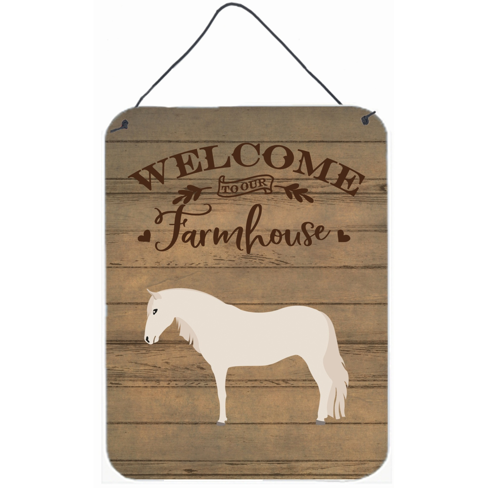 &quotCaroline's Treasures Paso Fino Horse Welcome Door Hanging Prints wall-decor, Multicolor"