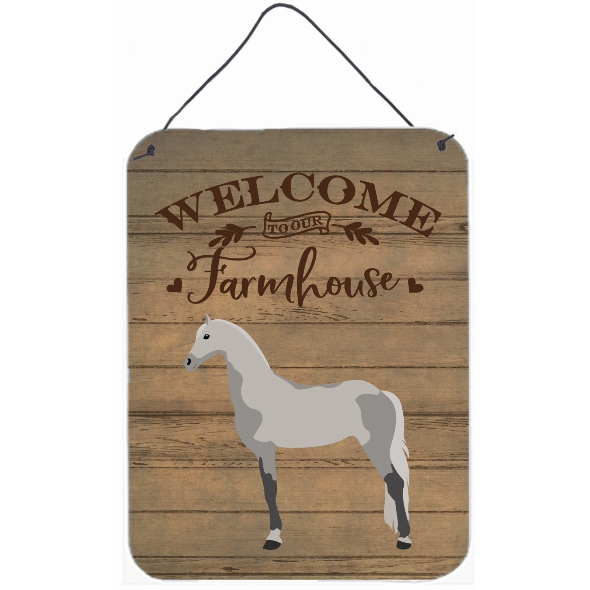 &quotCaroline's Treasures Orlov Trotter Horse Welcome Door Hanging Prints wall-decor, Multicolor"
