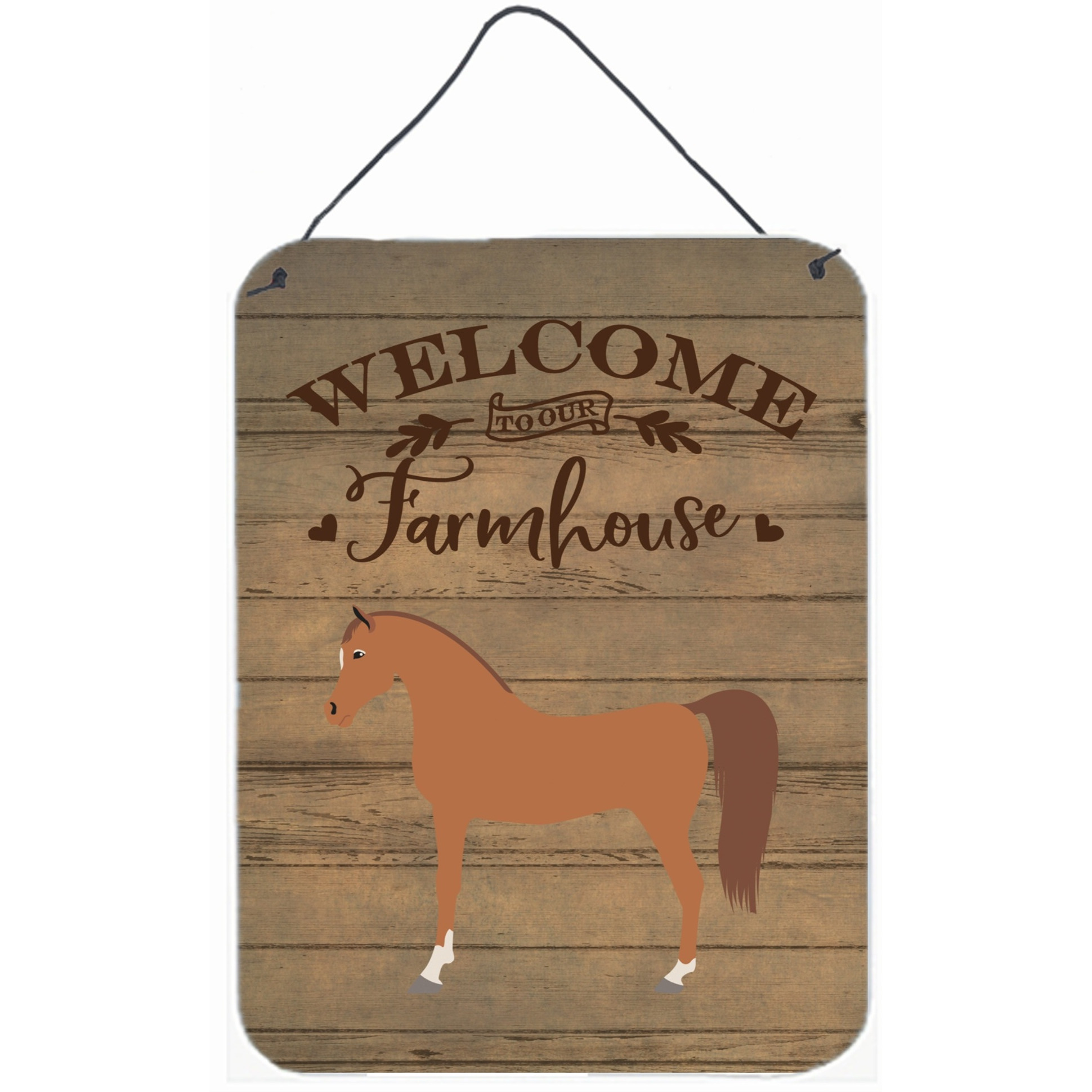 &quotCaroline's Treasures Arabian Horse Welcome Door Hanging Prints wall-decor, Multicolor"