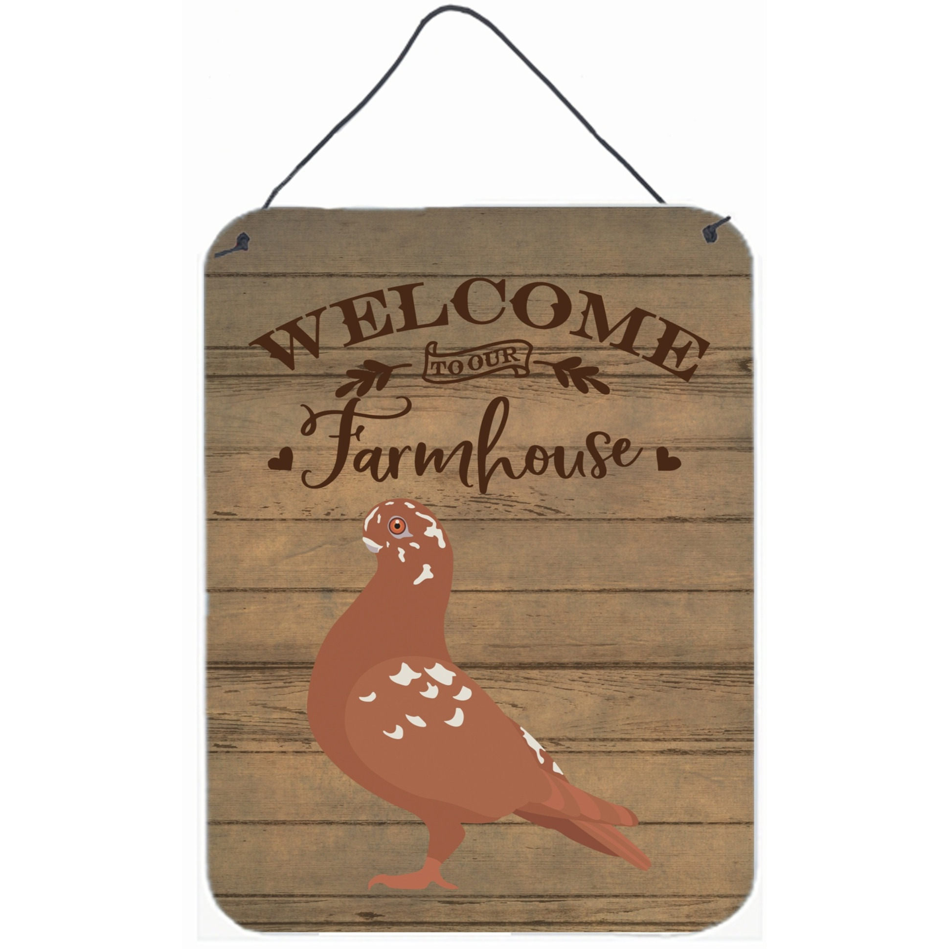 &quotCaroline's Treasures African Owl Pigeon Welcome Door Hanging Prints wall-decor, Multicolor"
