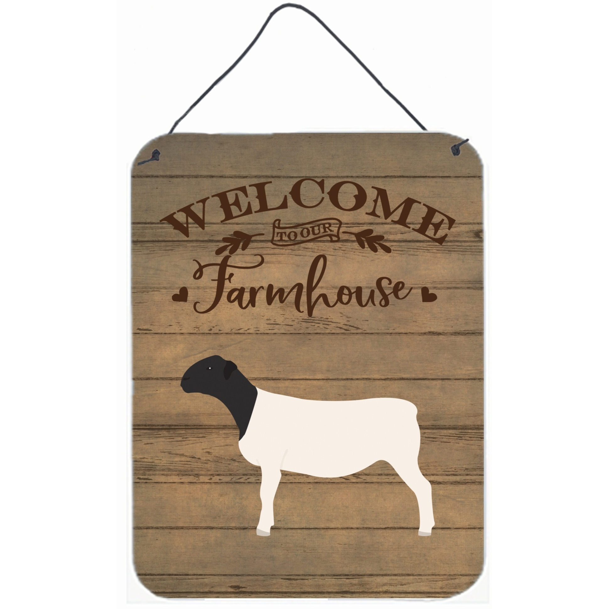 &quotCaroline's Treasures Dorper Sheep Welcome Door Hanging Prints wall-decor, Multicolor"