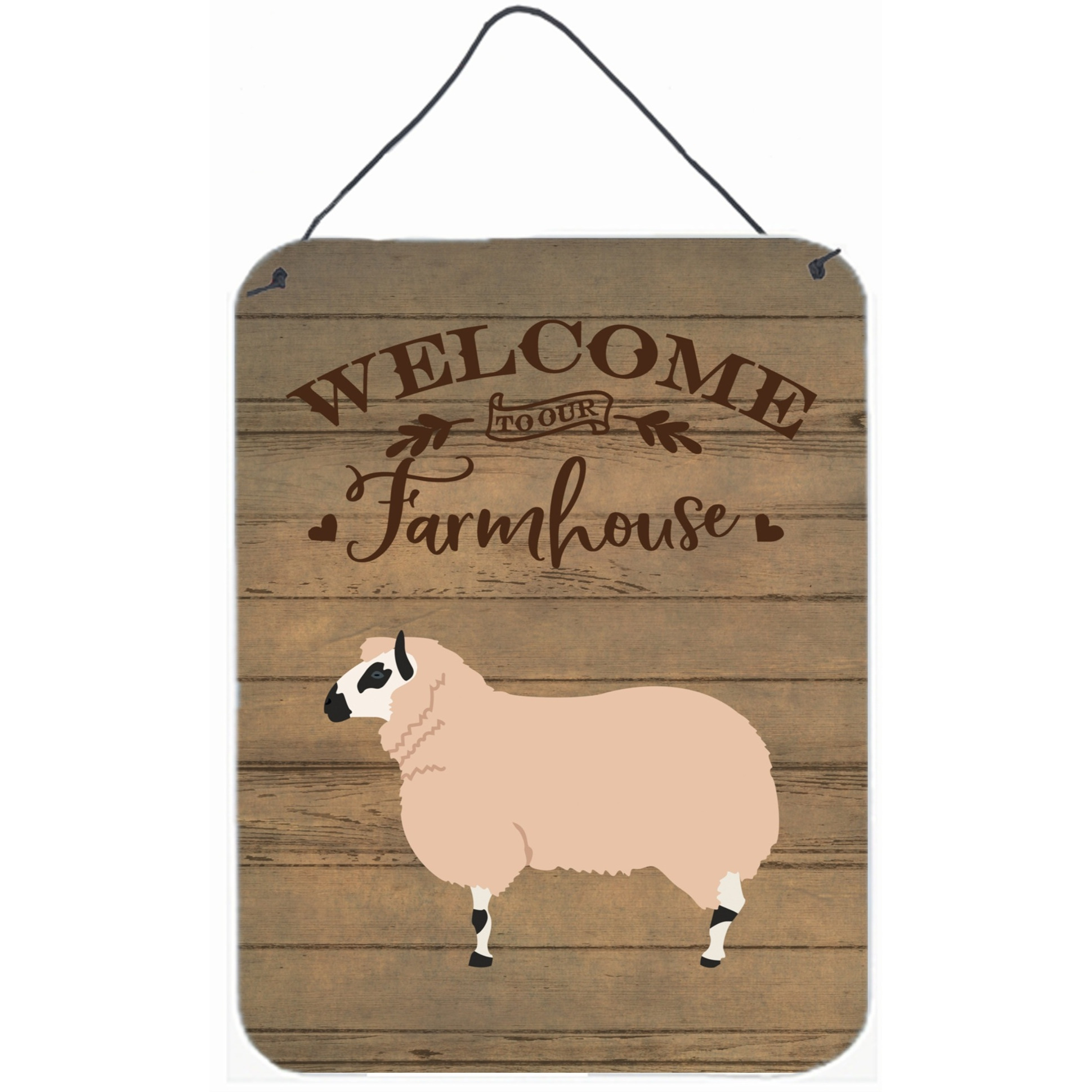 &quotCaroline's Treasures Kerry Hill Sheep Welcome Door Hanging Prints wall-decor, Multicolor"