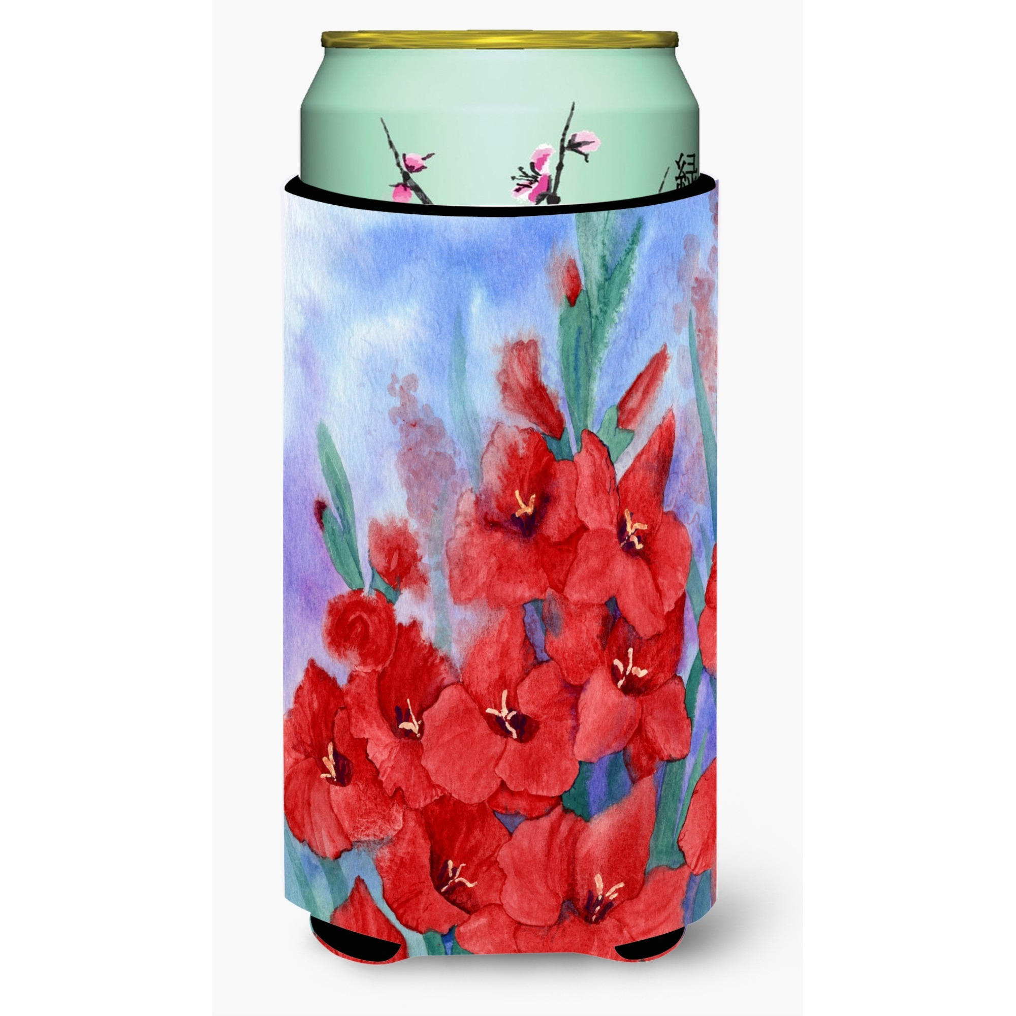 &quotCaroline's Treasures Gladioli Tall Boy Koozie Hugger, Multicolor"