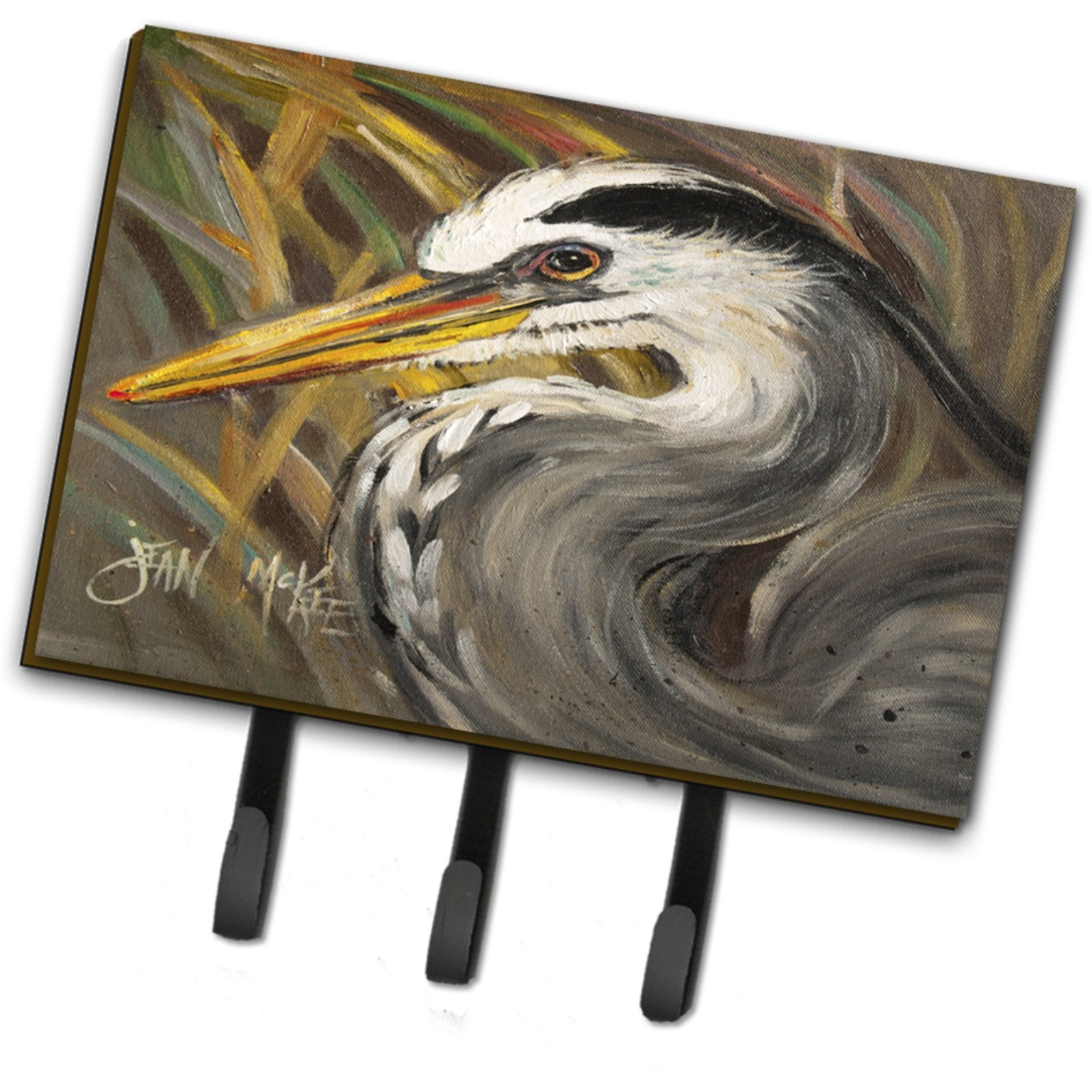 &quotCaroline's Treasures JMK1012TH68 Blue Heron Leash or Key Holder, Large, Multicolor"