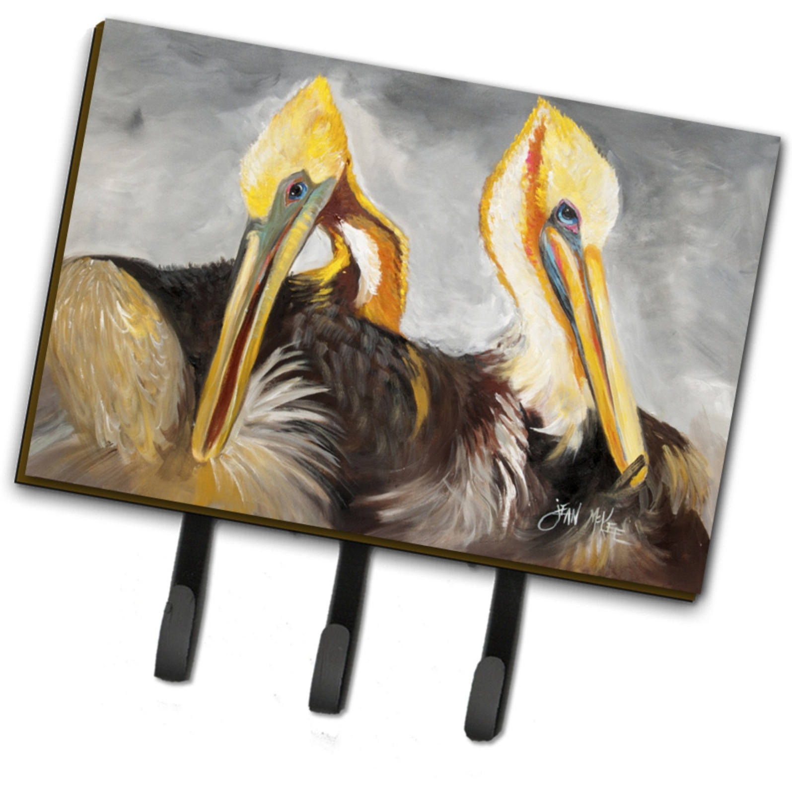 &quotCaroline's Treasures JMK1025TH68 Pelicans Preening Leash or Key Holder, Large, Multicolor"