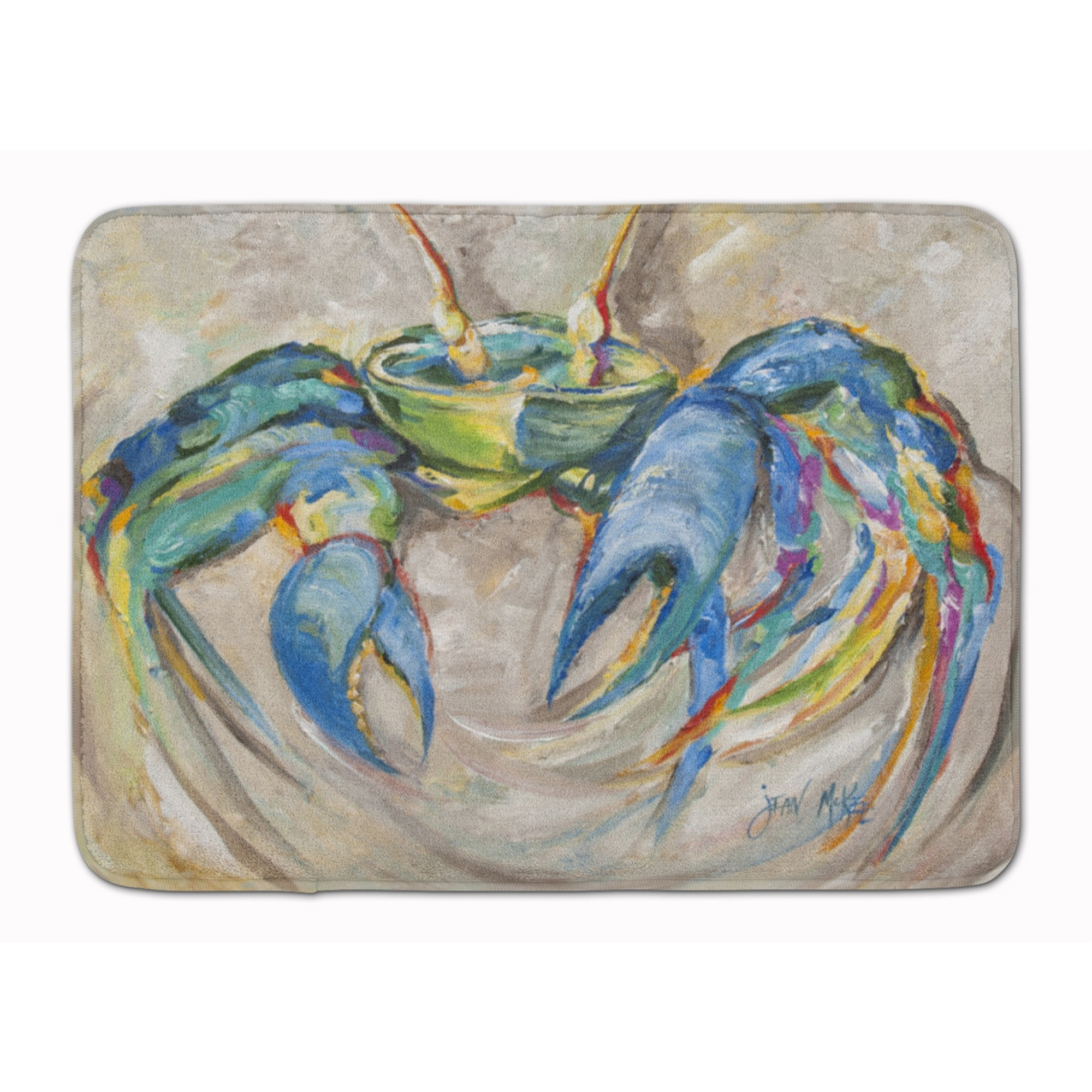 &quotCaroline's Treasures Blue Crab Floor Mat, 19"" x 27"", Multicolor"