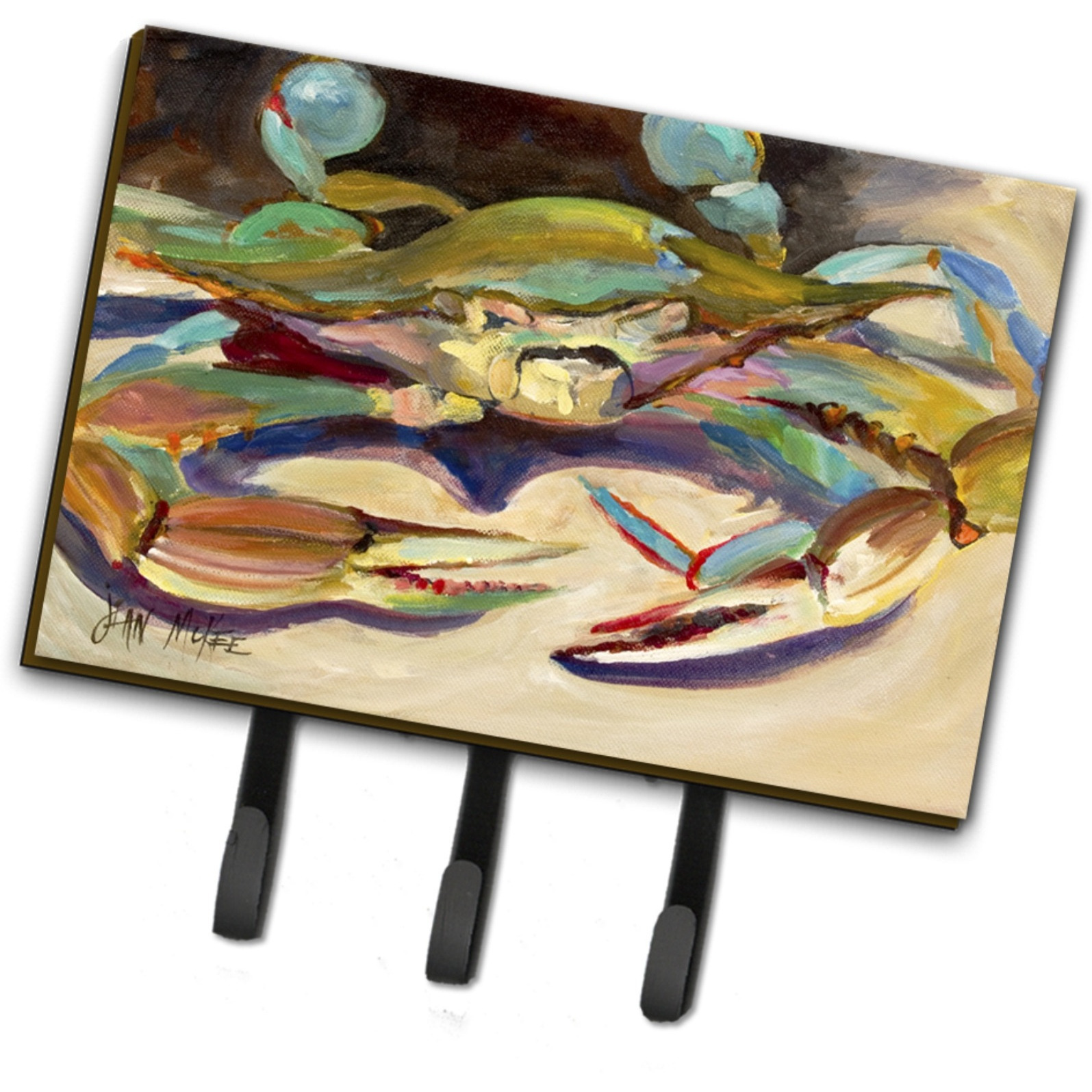 &quotCaroline's Treasures JMK1101TH68 Blue Crab Tail Fin Leash or Key Holder, Large, Multicolor"