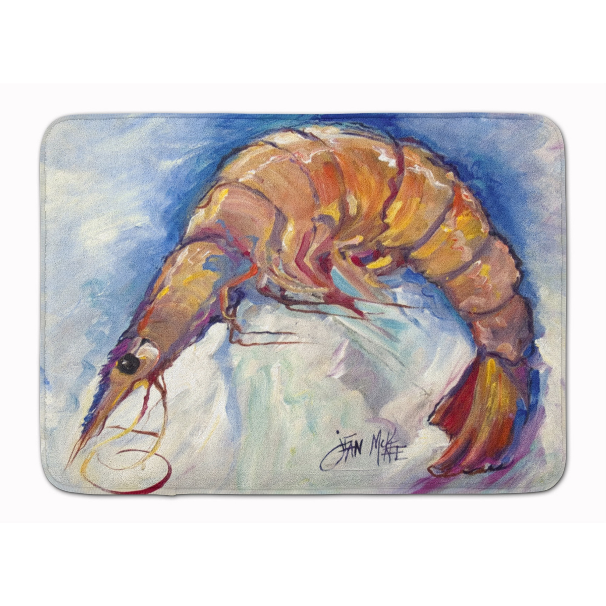 &quotCaroline's Treasures Shrimp Floor Mat, 19"" x 27"", Multicolor"