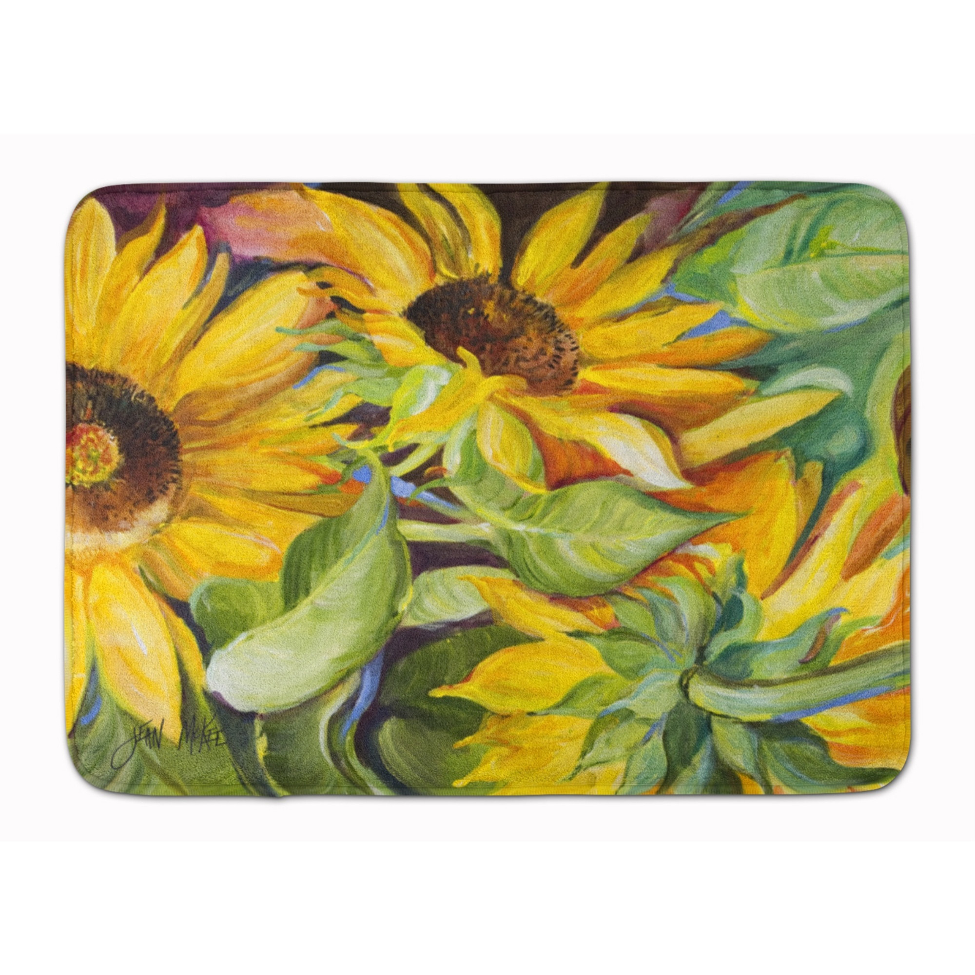 &quotCaroline's Treasures Sunflowers Floor Mat, 19"" x 27"", Multicolor"