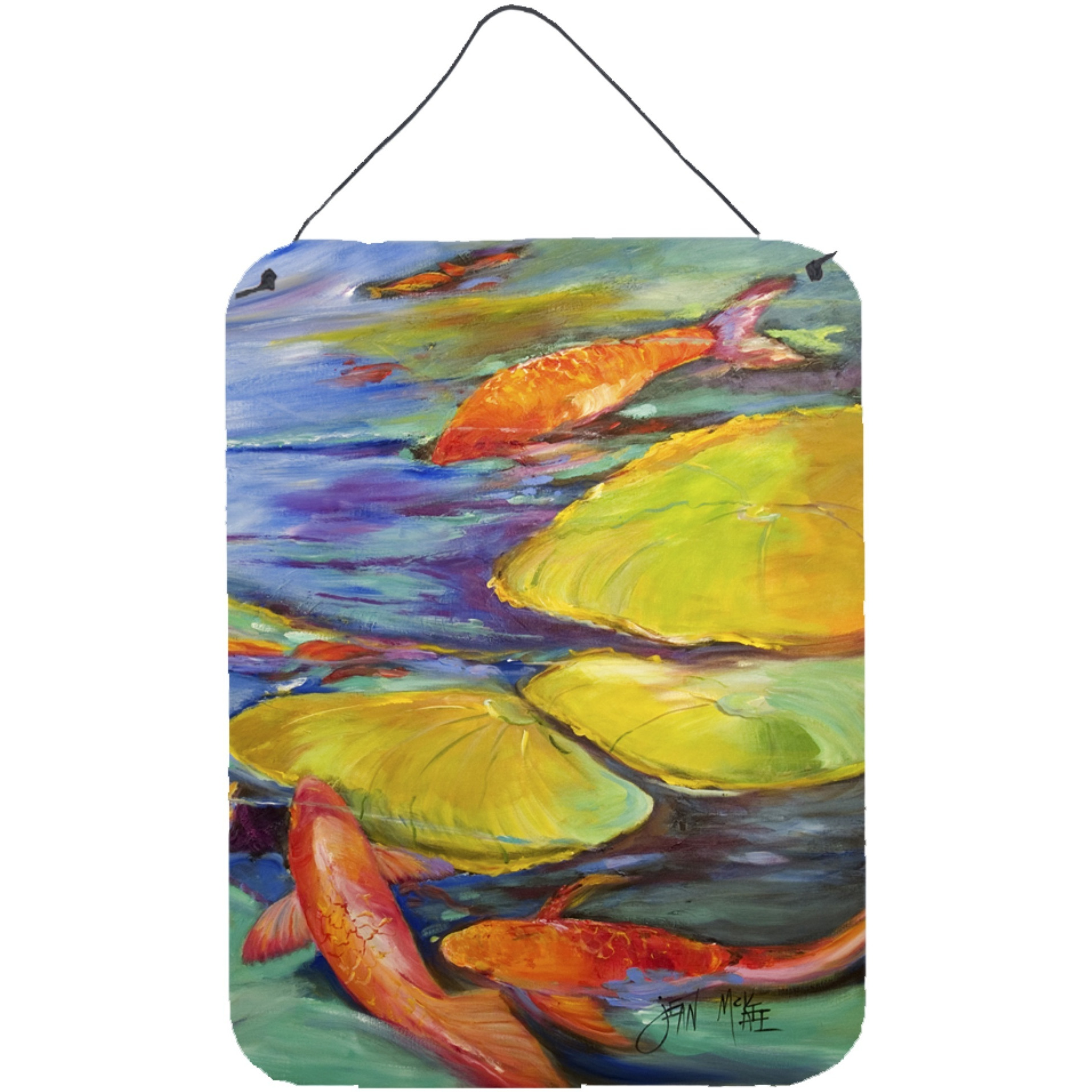 &quotCaroline's Treasures JMK1169DS1216 Koi Wall or Door Hanging Prints, 16"" x 12"""