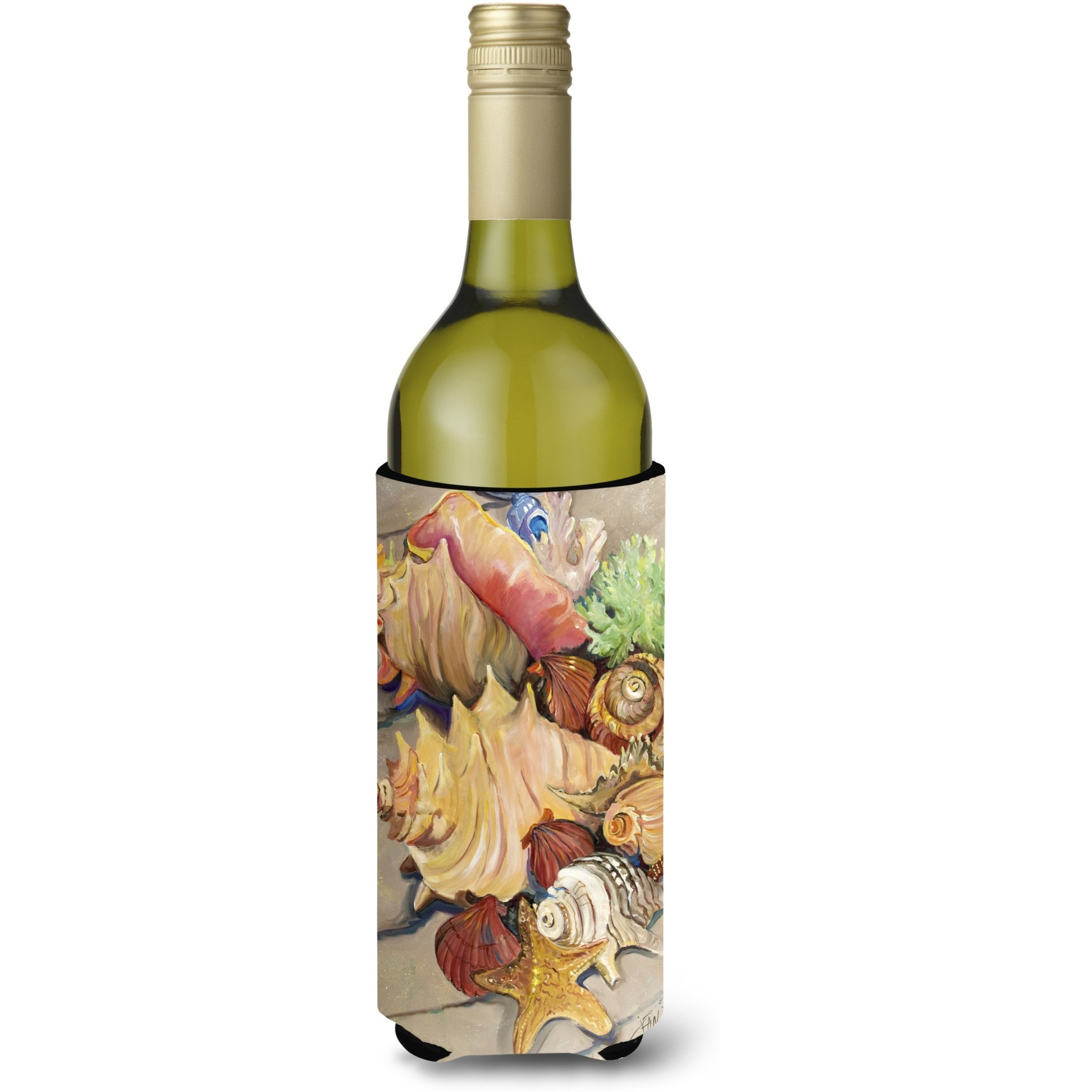 Shells Wine Bottle Beverage Insulator Hugger JMK1188LITERK