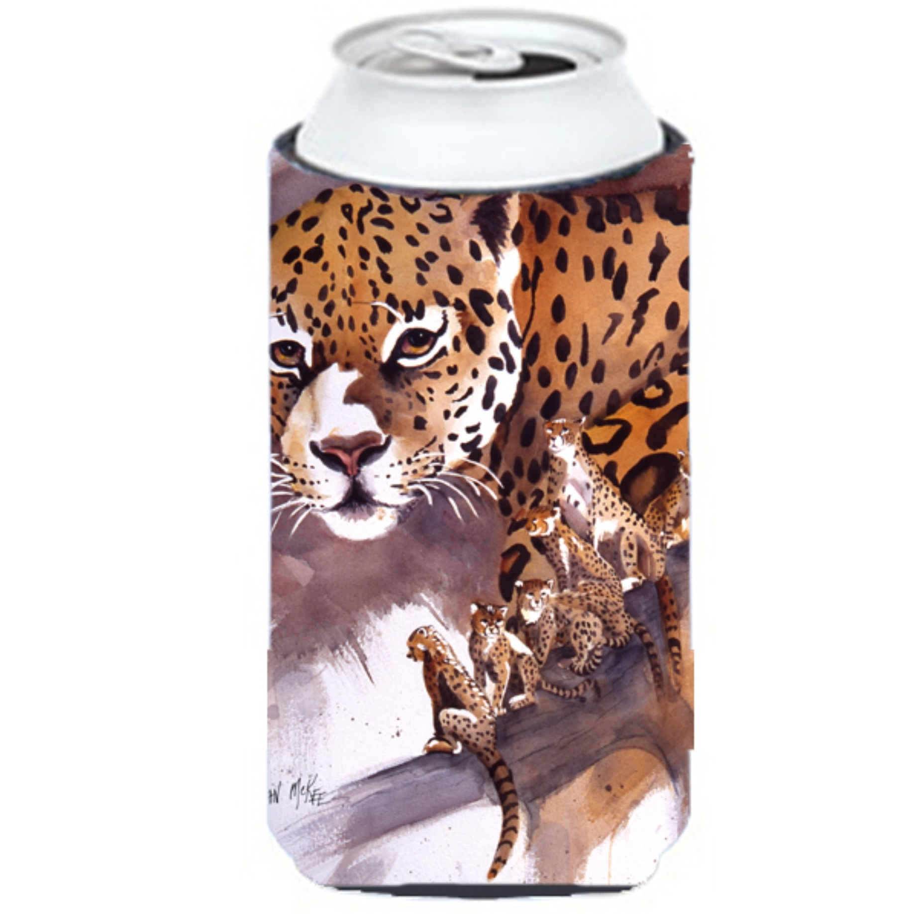 Cheetah Tall Boy Beverage Insulator Hugger JMK1193TBC