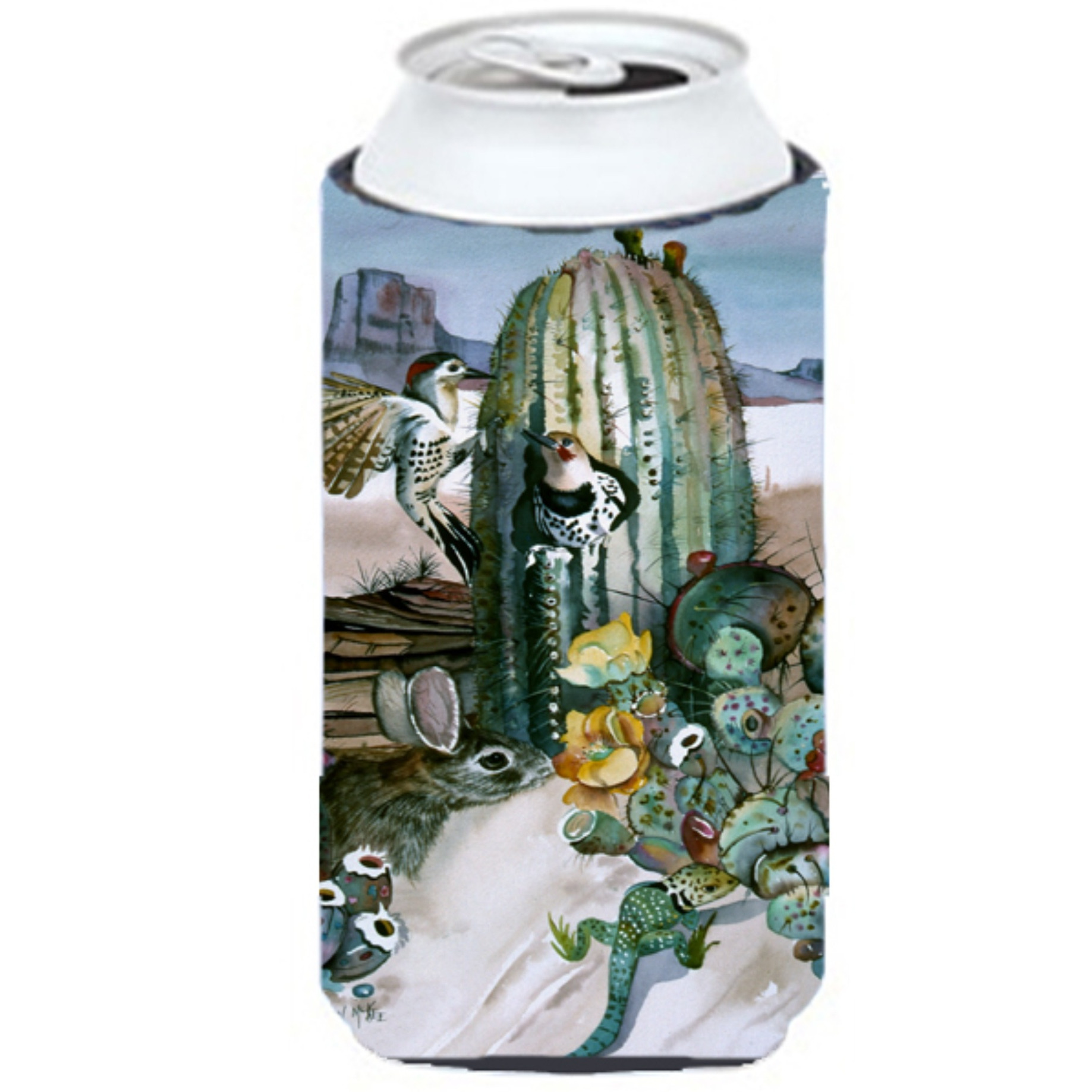 Cactus Flowers Tall Boy Beverage Insulator Hugger JMK1205TBC