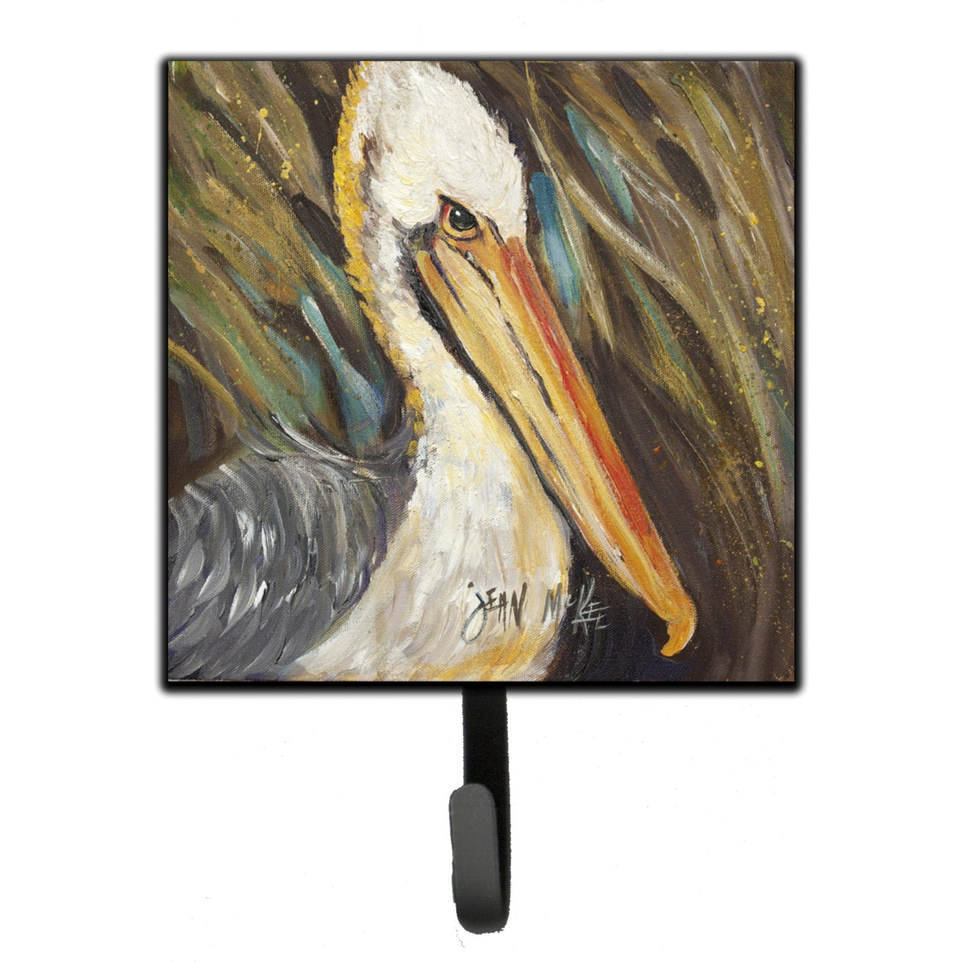 &quotCaroline's Treasures JMK1216SH4 Pelican Looking West Leash or Key Holder, Small, Multicolor"